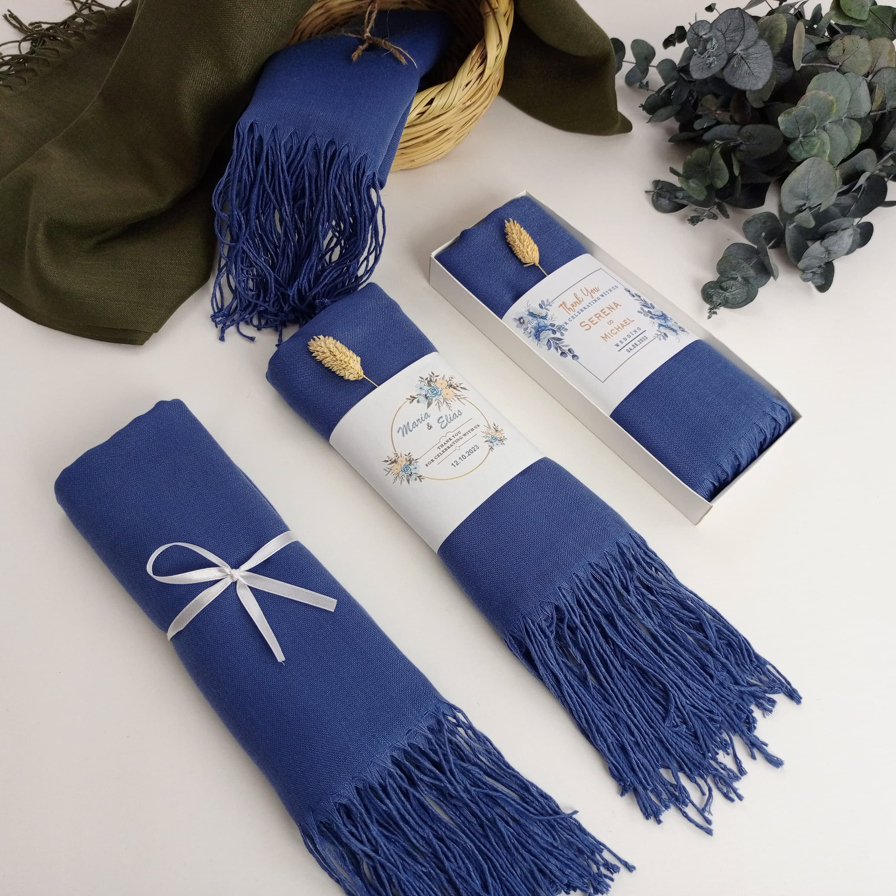 Pahmina shawl, Bridesmaid Wedding Favors for Guests, Various Colors Available