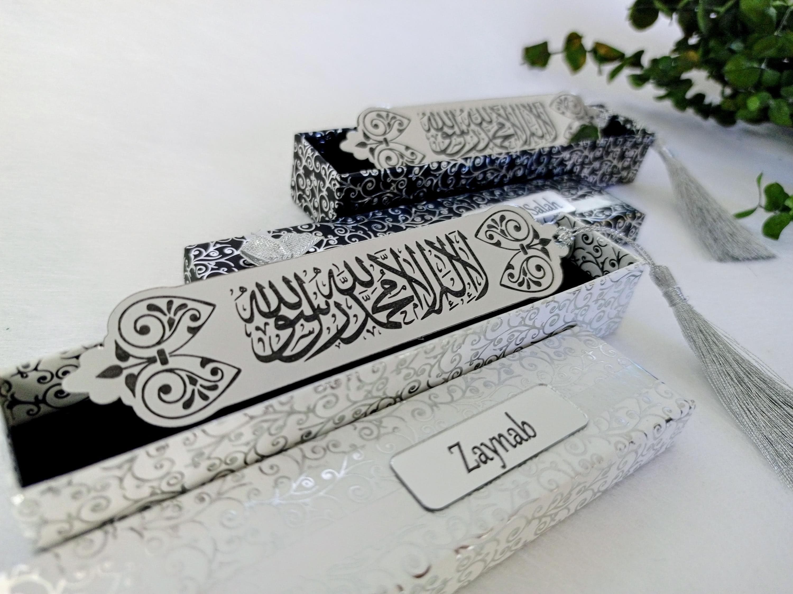 Custom Acrylic Islamic Bookmark | Quran Favor with Gift Box