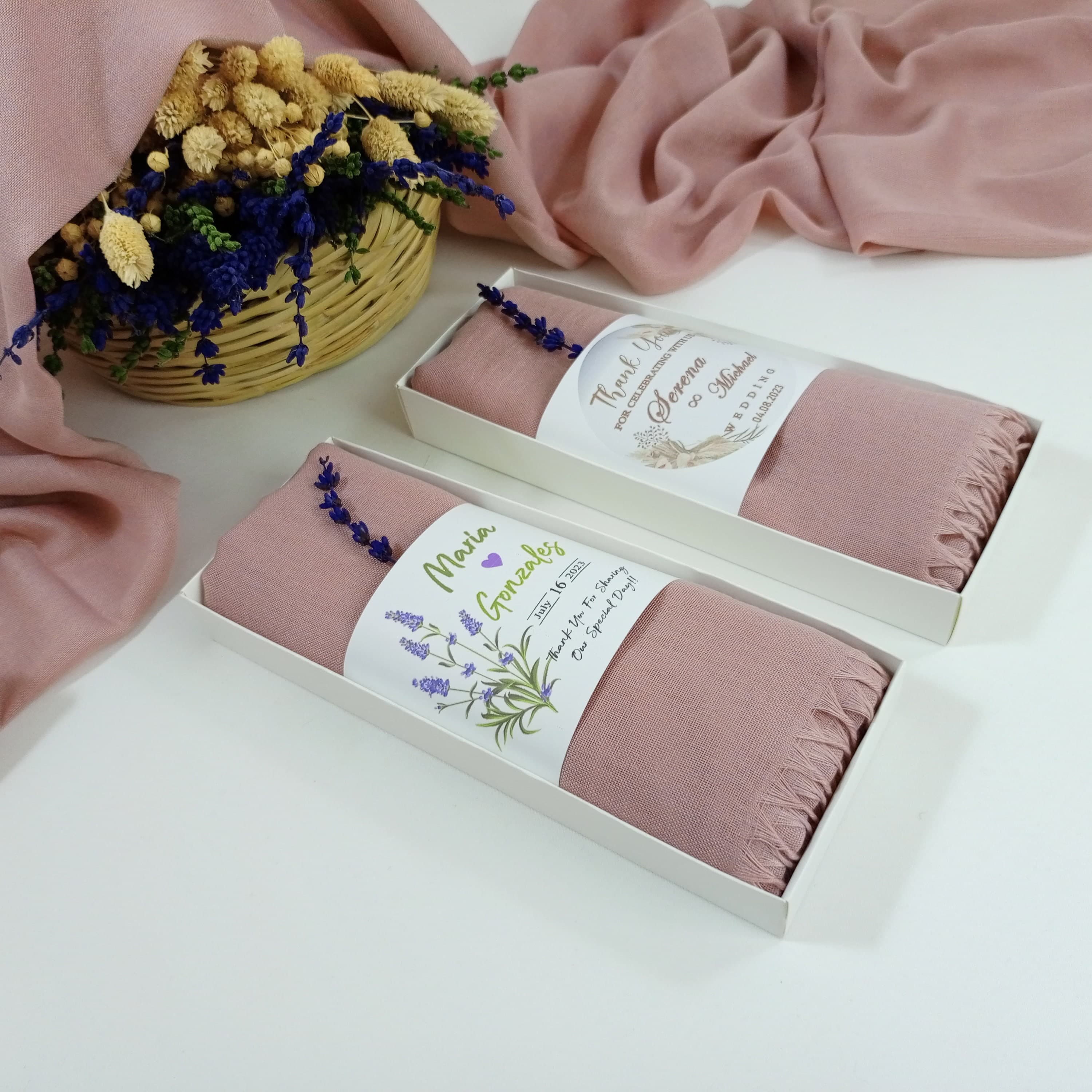 Pashmina Shawl Wedding Favor, Bridesmaid Gift