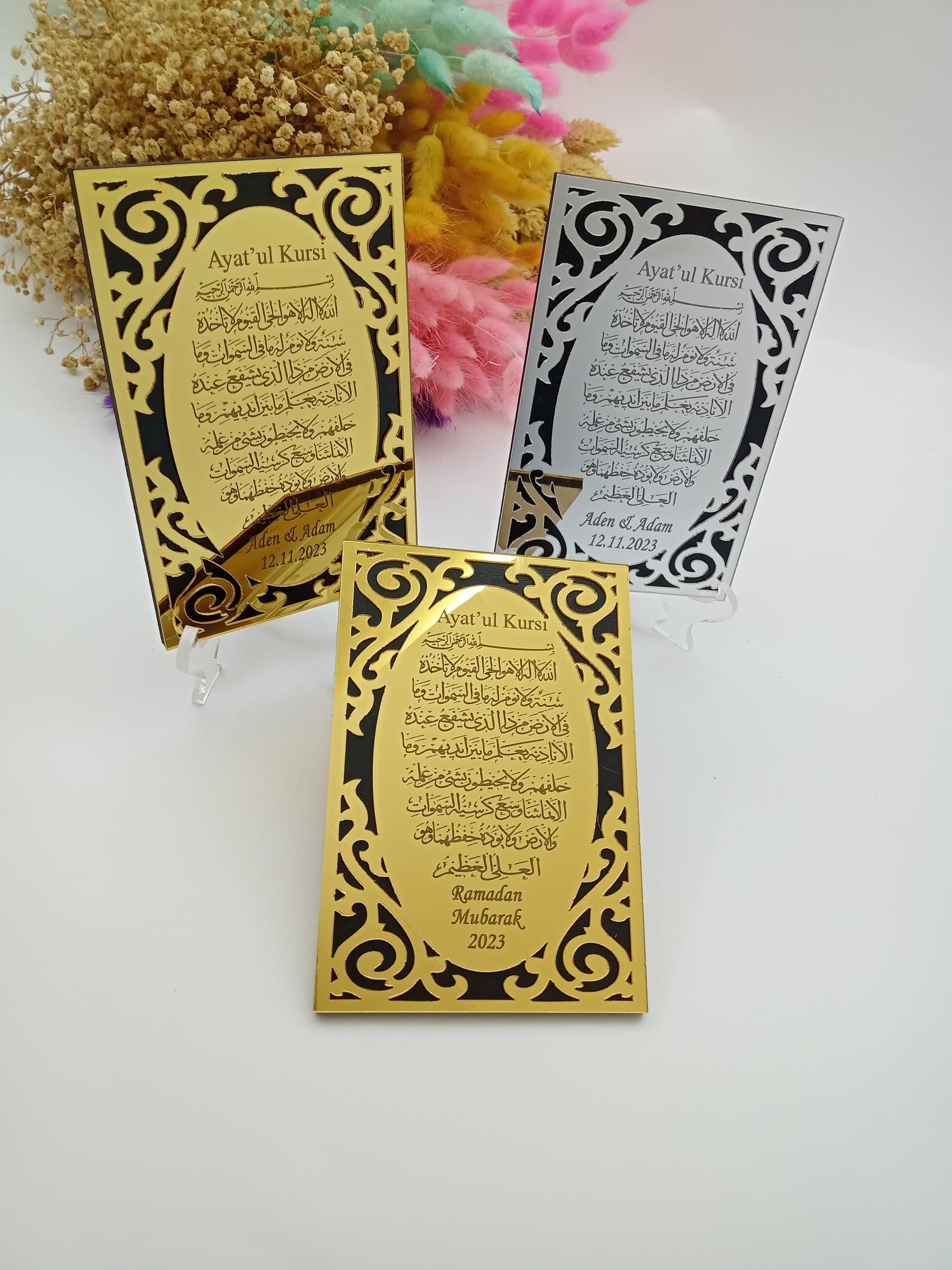 Ayatul Kursi Acrylic Favor | Islamic Wedding, Baby Shower - image 4