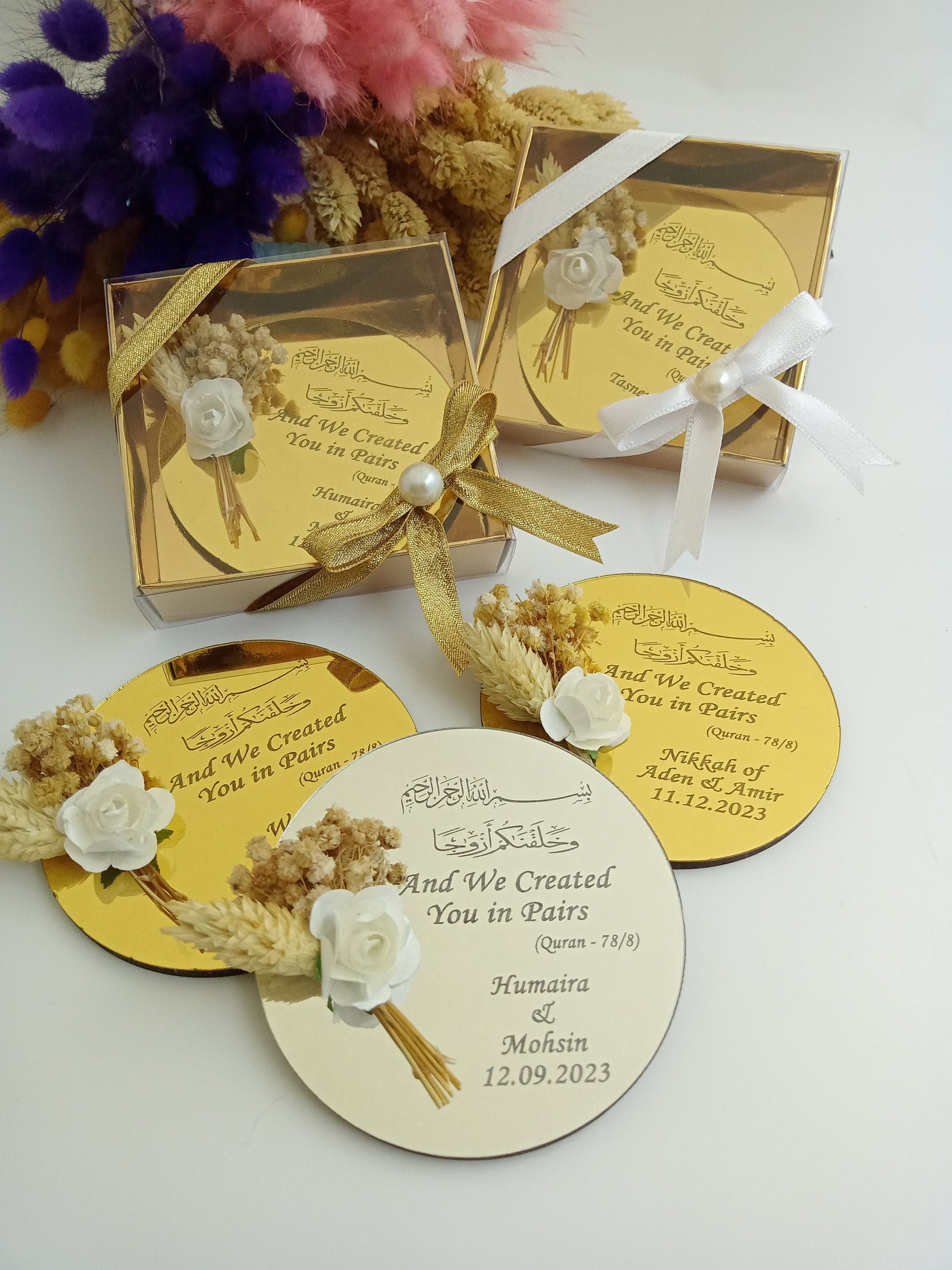 Ayatul Kursi Magnet | Personalized Islamic Wedding Favor