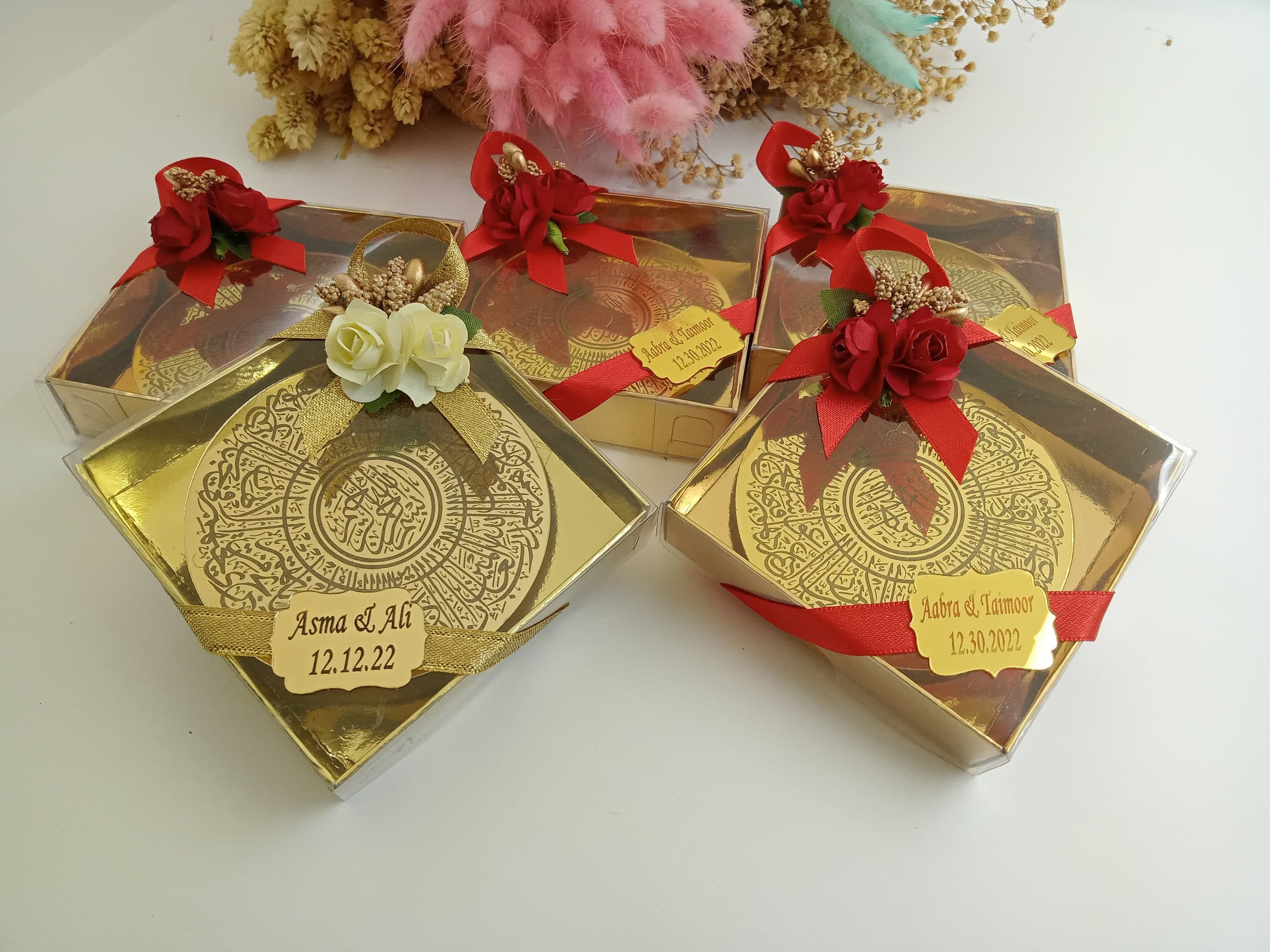 Personalized Ayatul Kursi Magnet Favors | Islamic Wedding Decor - image 4