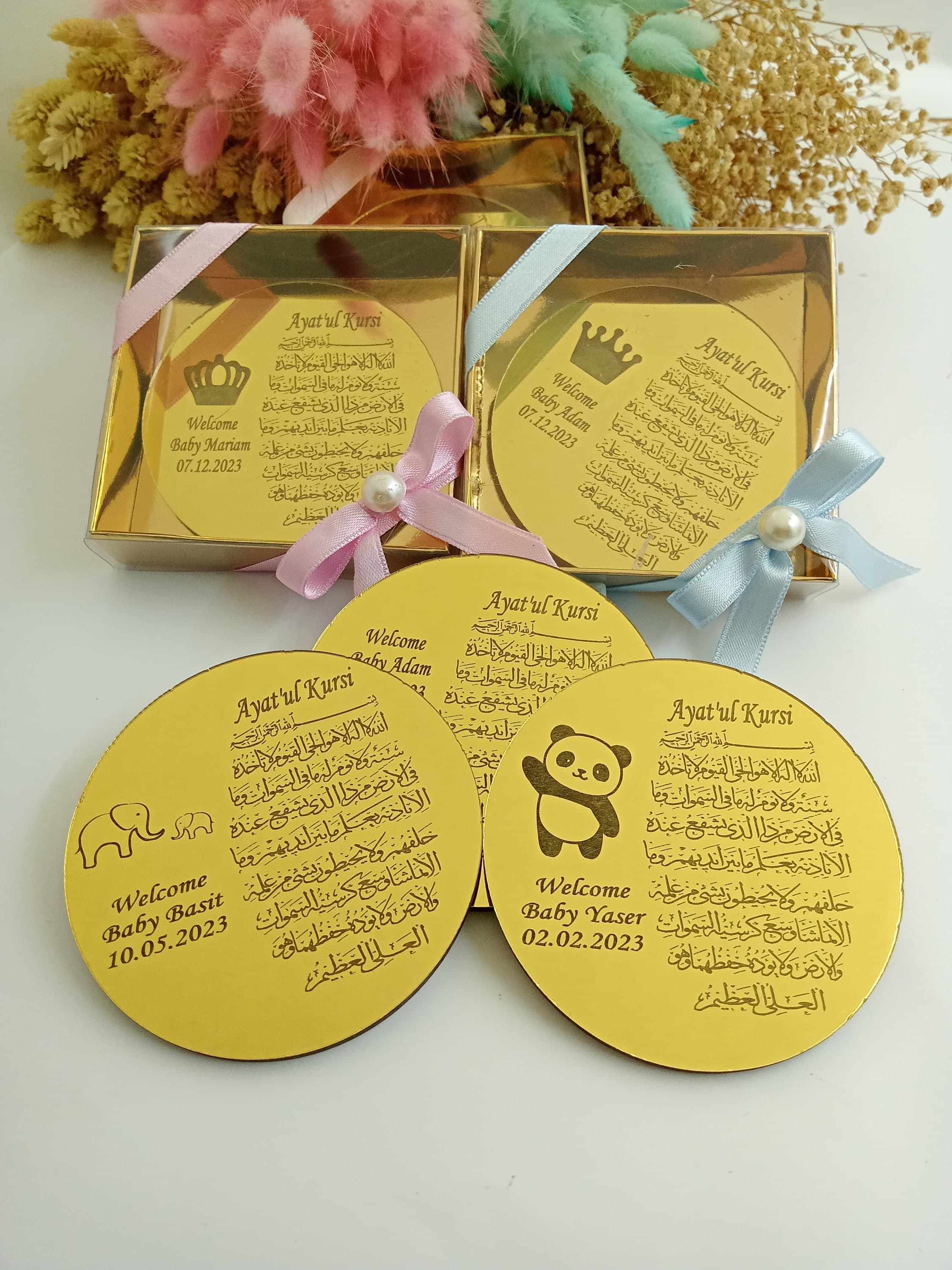 Ayatul Kursi Magnet Favor | Islamic Wedding, Baby Shower - image 3