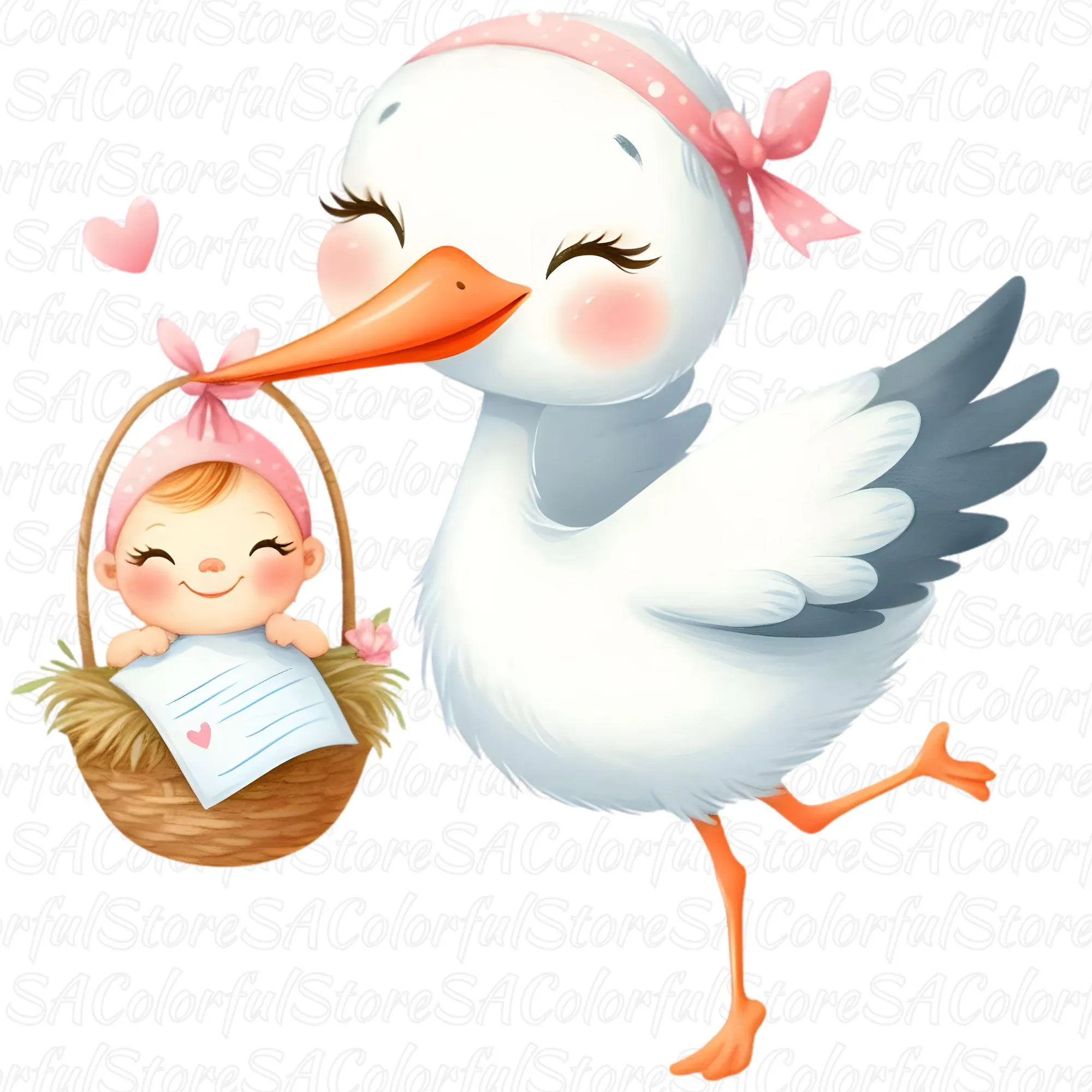 baby rooms, stork baby clipart, babyshower, stork sublimation, stork design, newborn theme, nursery decorations, newborn gifts, baby printable, kids room decor, stork baby png, watercolor clipart, watercolor nursery