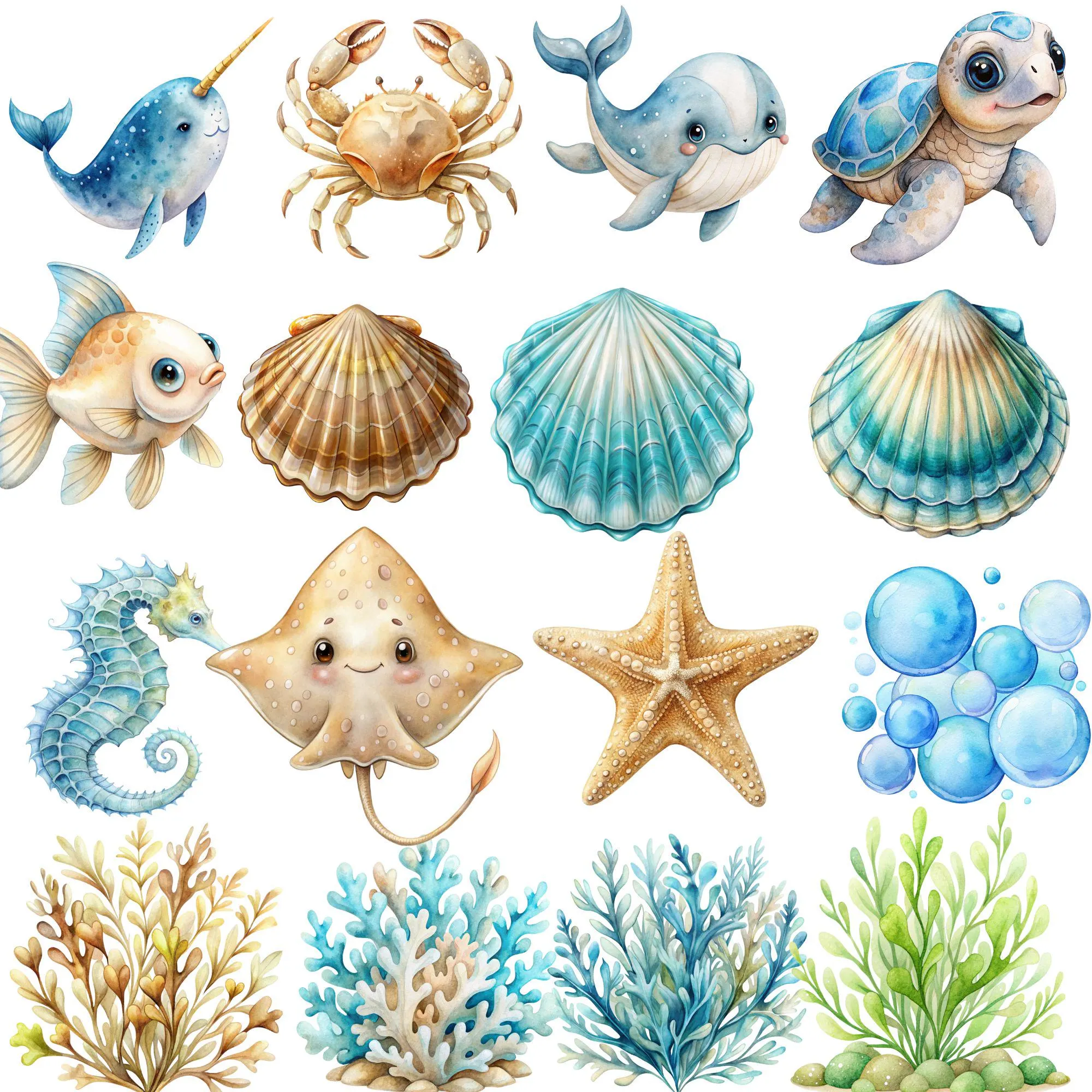 jellyfish octopus, undersea clipart, whale seahorse, watercolor undersea, cute fish clip art, ocean clipart, sea animals png, underwater animals, baby shower, baby wall art, nautical clip art, nursery decor, watercolor clipart, stingray shrimp png, whale seahorse png, undersea clipart, whale seahorse, crab shark png, dolphin turtle png, watercolor undersea, under sea clipart, cute fish clip art, undersea wall art, baby boy nautical, sea animals png, underwater animals