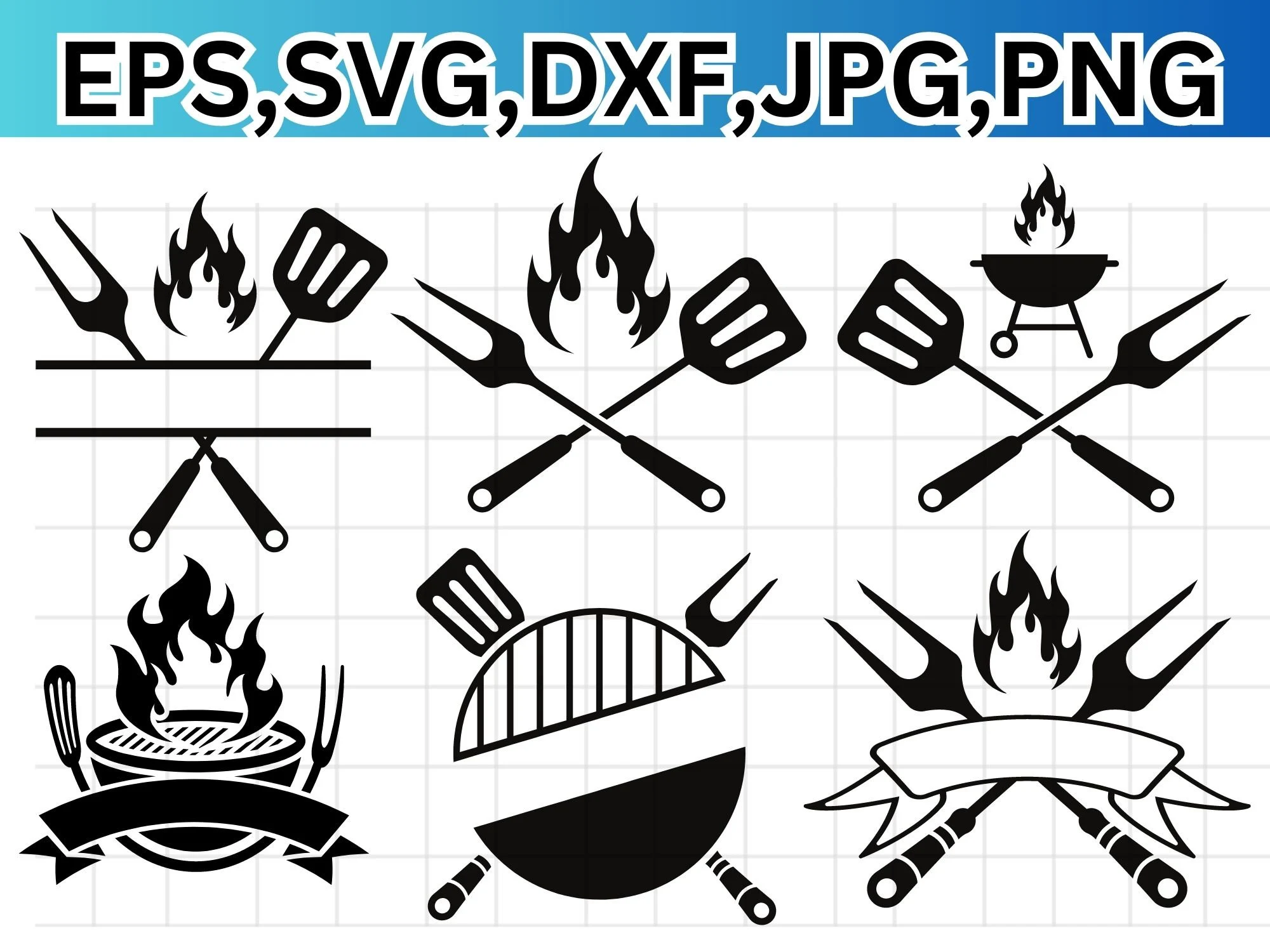 Grilling SVG\ Grilling PNG\ Grill Dad Svg\ BBQ Grill Svg\ Barbeque Clipart\ Grill Monogram Svg\ Dxf\ Custom Text Name\ Cut File For Cricut