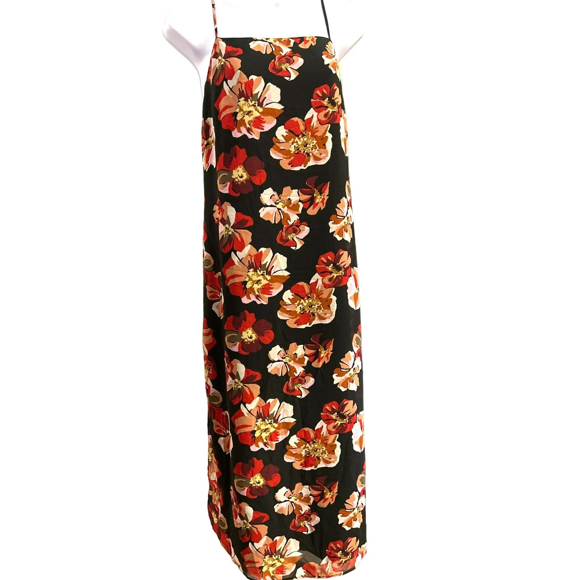 Madewell Women's Apron Floral Slip Dress in French Rose Size 6 1990s Style Y2K Midi - image 3
