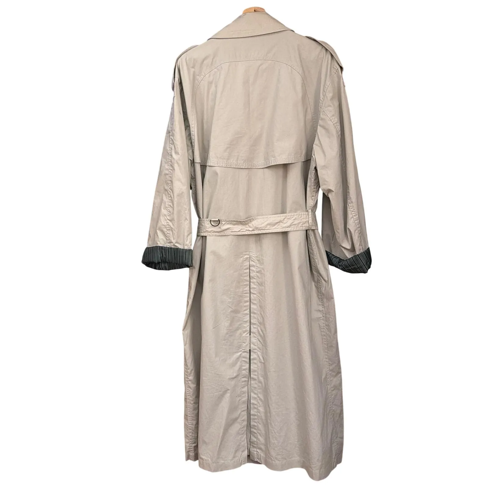 Vintage Court Metrage Euro Trench Coat Light Academia Detective Parisian Preppy - image 5