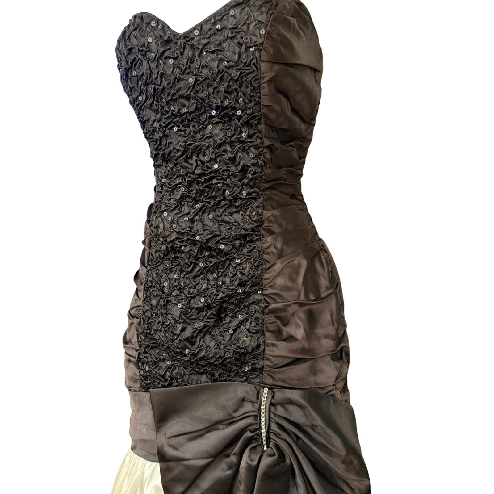 80s Zum Zum Evening Gown Prom Dress 80s Glam Coquette New Years Whimsigoth Party - image 5