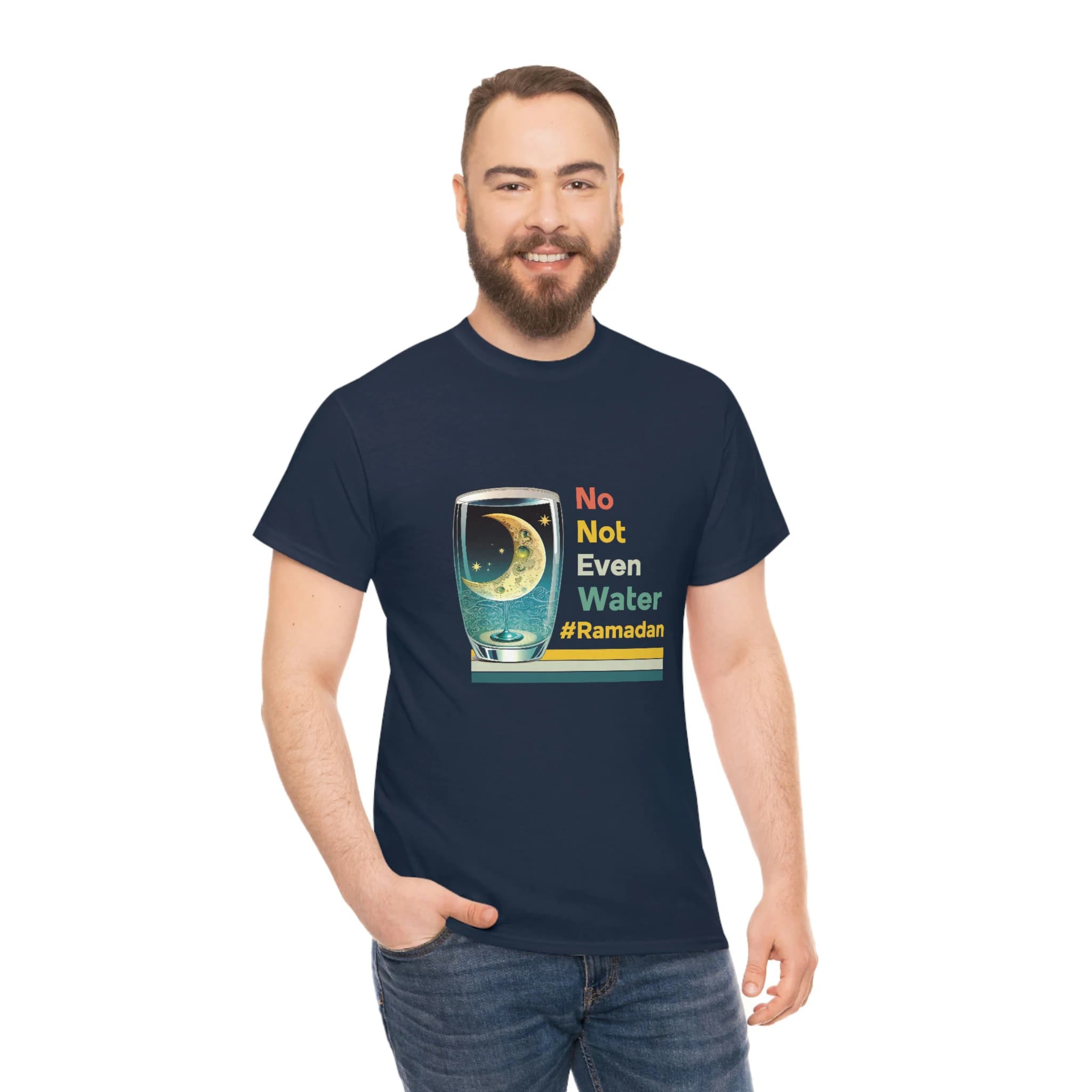Ramadan Not even water Unisex Heavy Cotton Tee - image 4