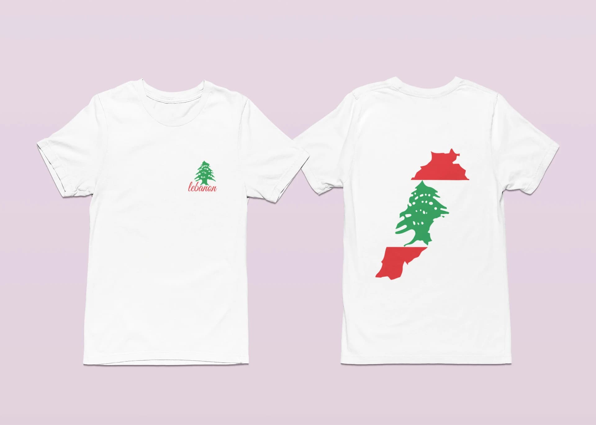 Lebanon front and back Unisex T-Shirt - image 3