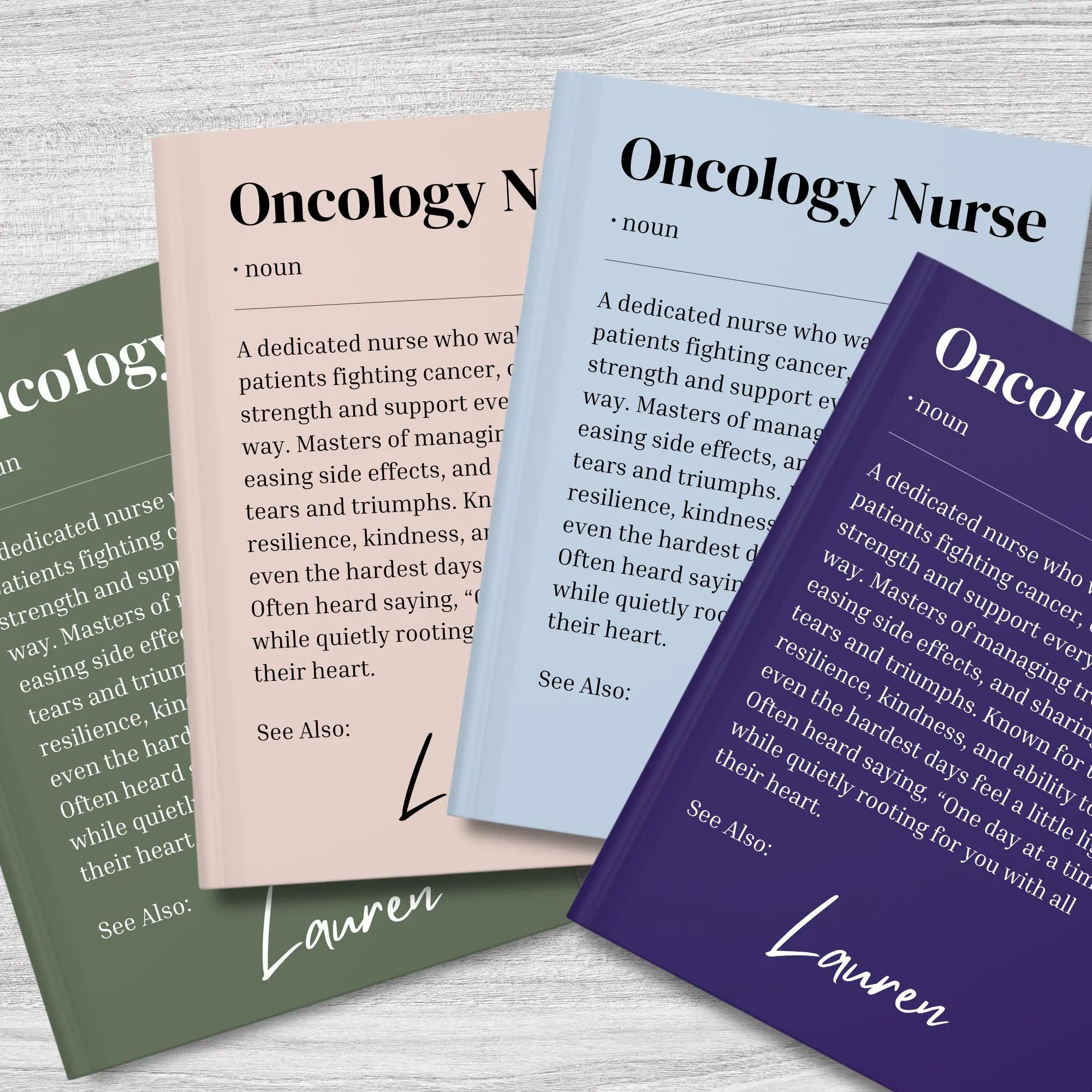Oncology Nurse Journal Nurse Appreciation Gifts, New Nurse Gift, Oncology Nurse Nurse Student Graduation, Personalized, Custom Name - image 4
