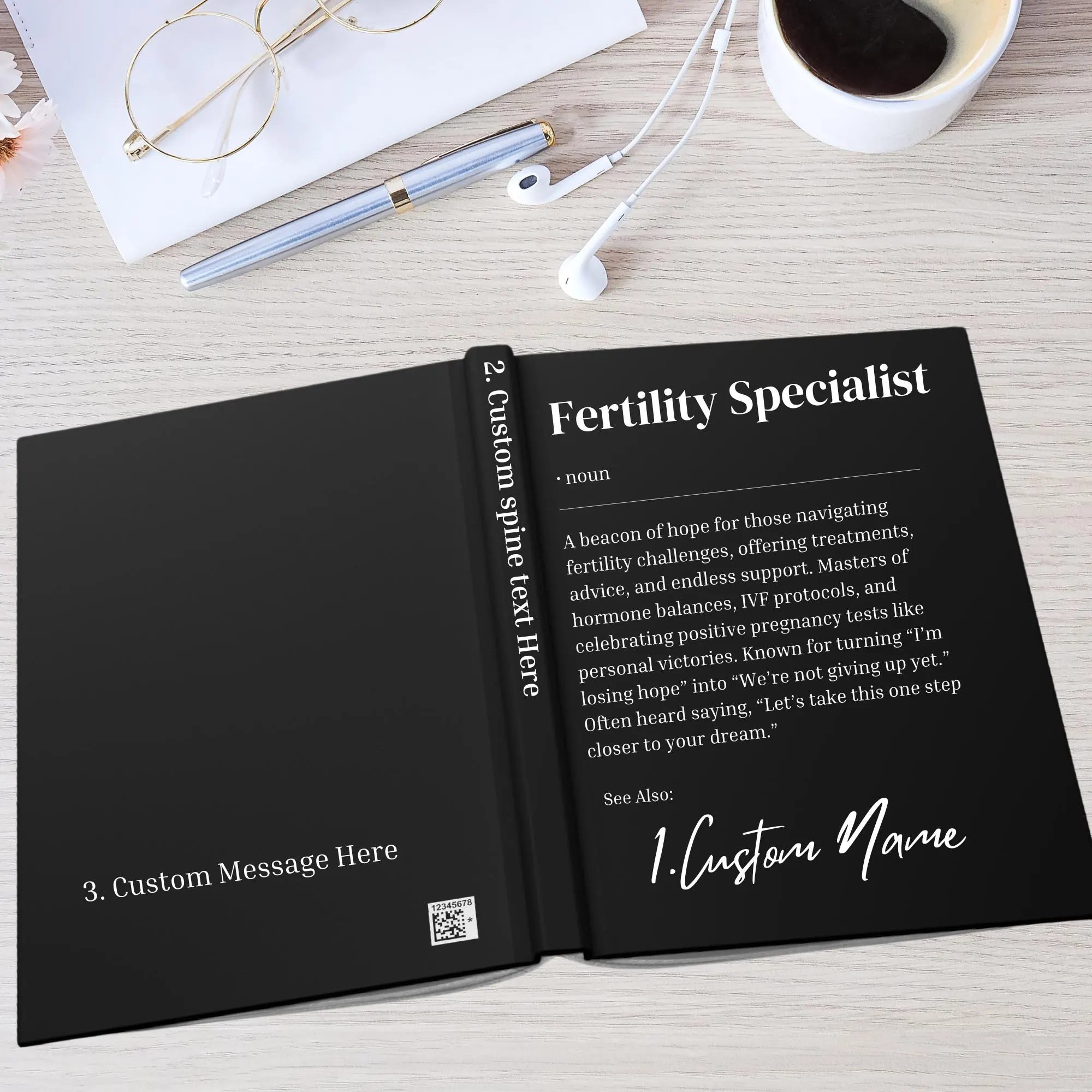 Fertility Specialist Journal Nurse Appreciation Gifts, New Nurse Gift, Fertility Nurse Student Graduation, Personalized, Custom Name - image 5