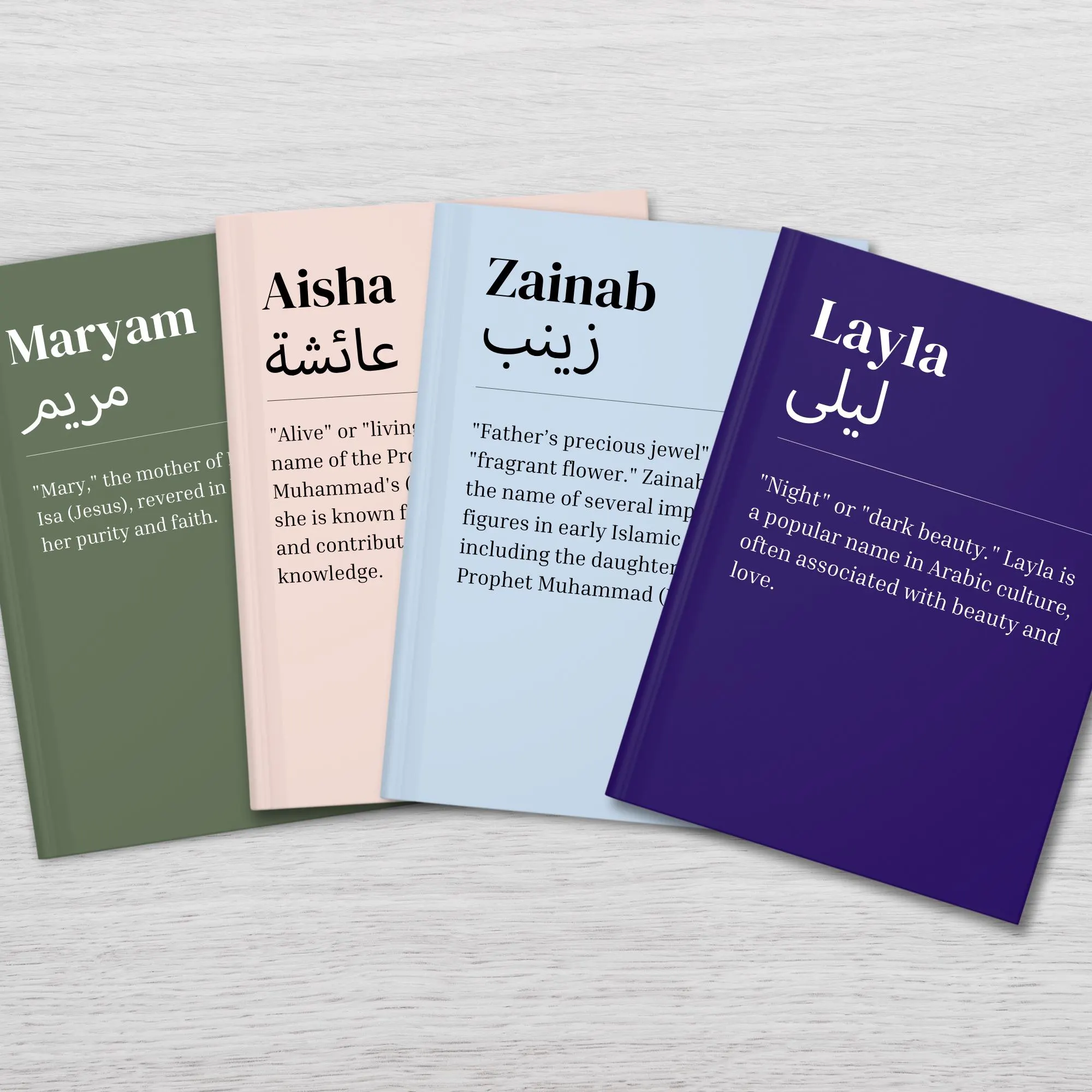 Personalized English Arabic Name Definition Journal, Islamic, Muslim Gift for Sister, Custom Name, Ramadan Eid Gift, Prayer Journal, - image 3