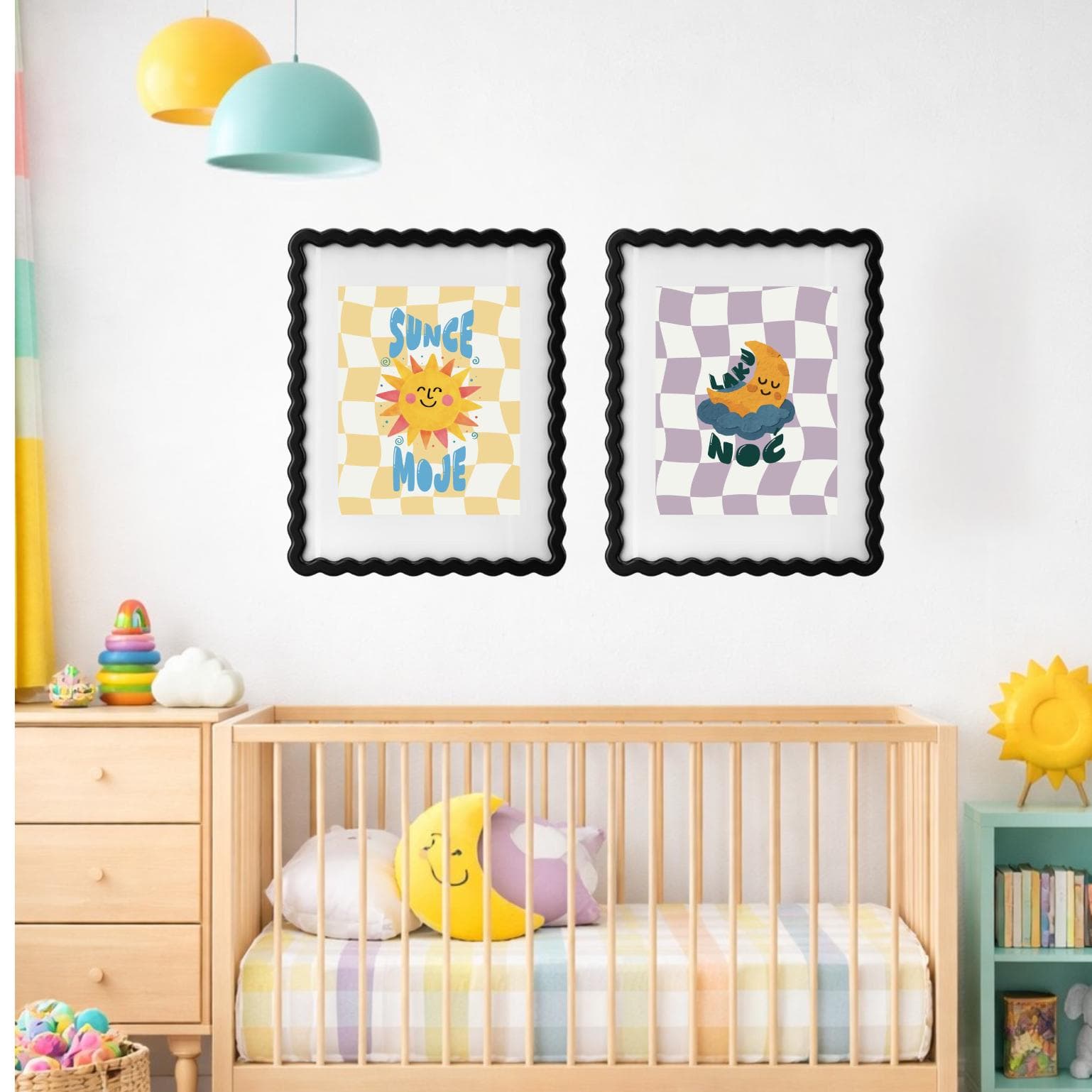 Sunce Moje Laku Noć Print Set | Bosnian Sun Moon Nursery Art (Digital Download) - image 3