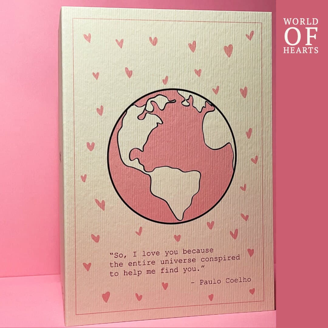 Valentines Day Card : World of Hearts A6 - image 3