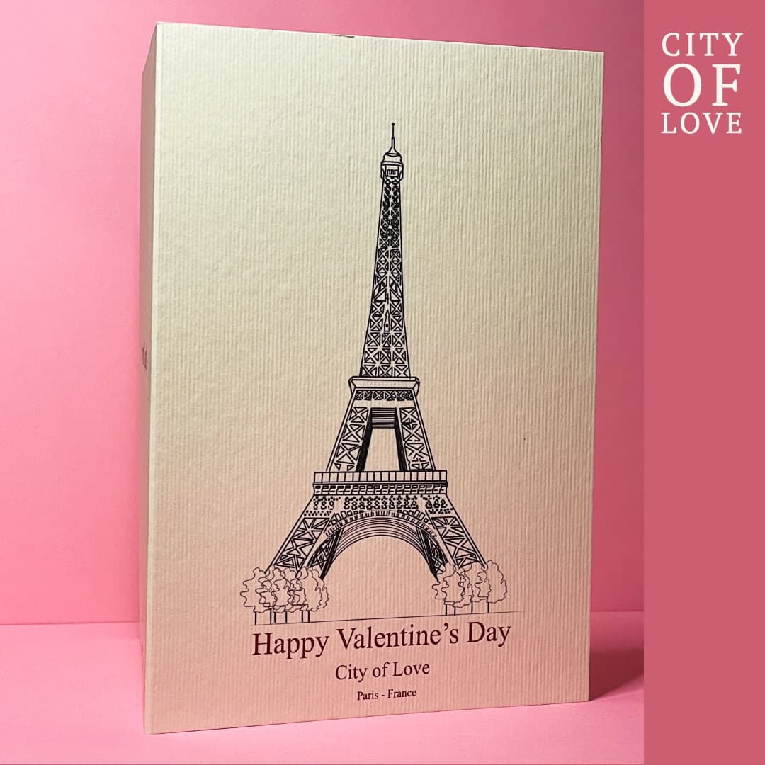 PRE-ORDER Valentines Day Card : City of Love - Paris A6 - image 4