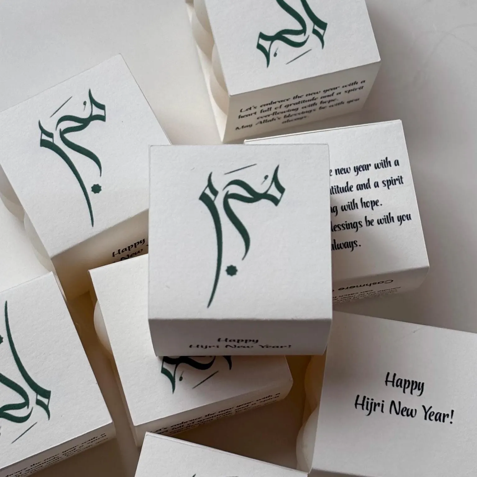 Mini Islamic New Year Candle Favors, Happy New Year Favors, Muharram Gifts, Islamic Gifts for Friends & Family, Mini Bubble Candle Favors - image 3