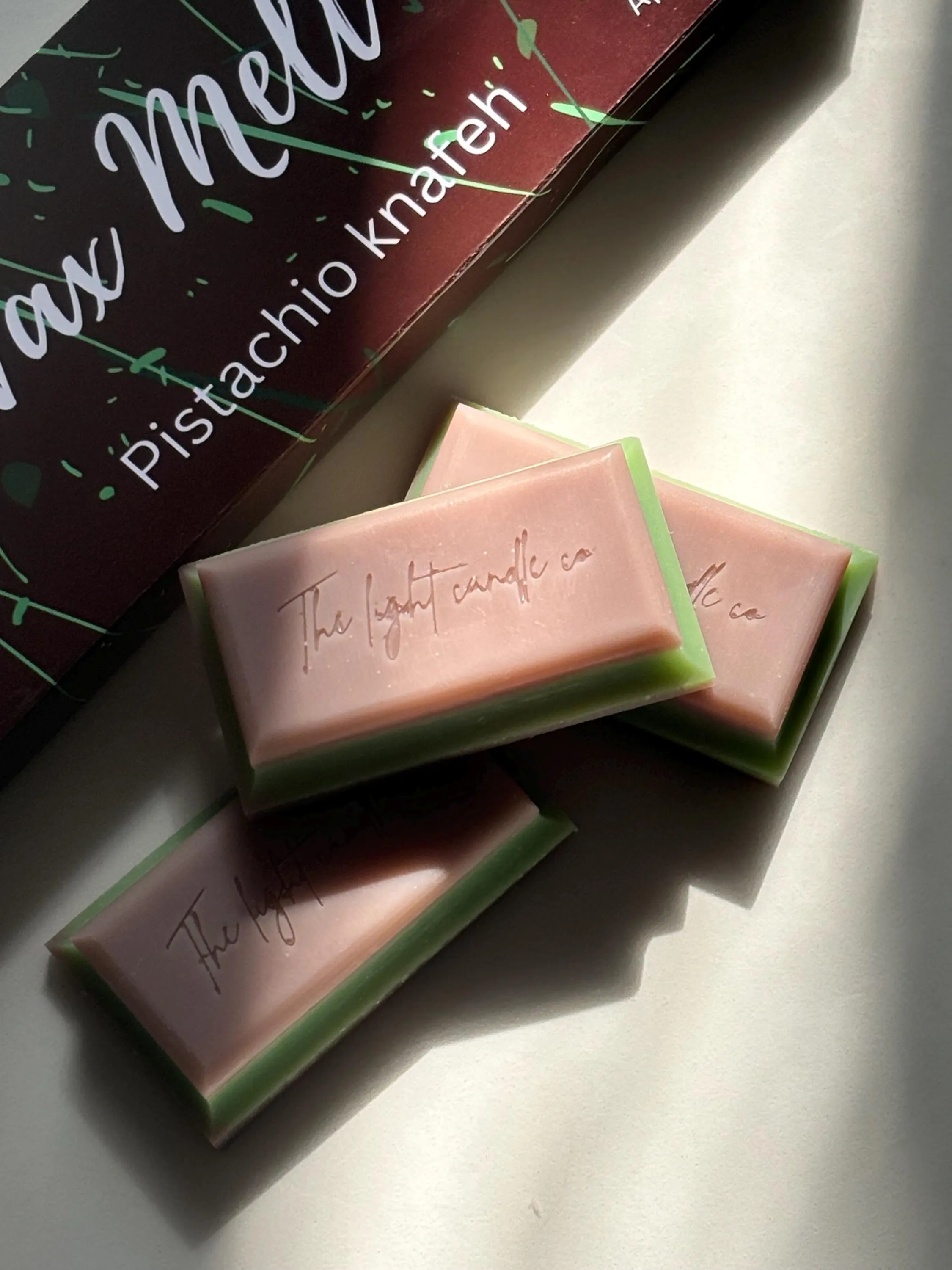 Dubai Chocolate Wax Melt Bar, Viral Dubai Chocolate, Novelty Wax Melt Bar, Oud Scented Wax Melts - image 5