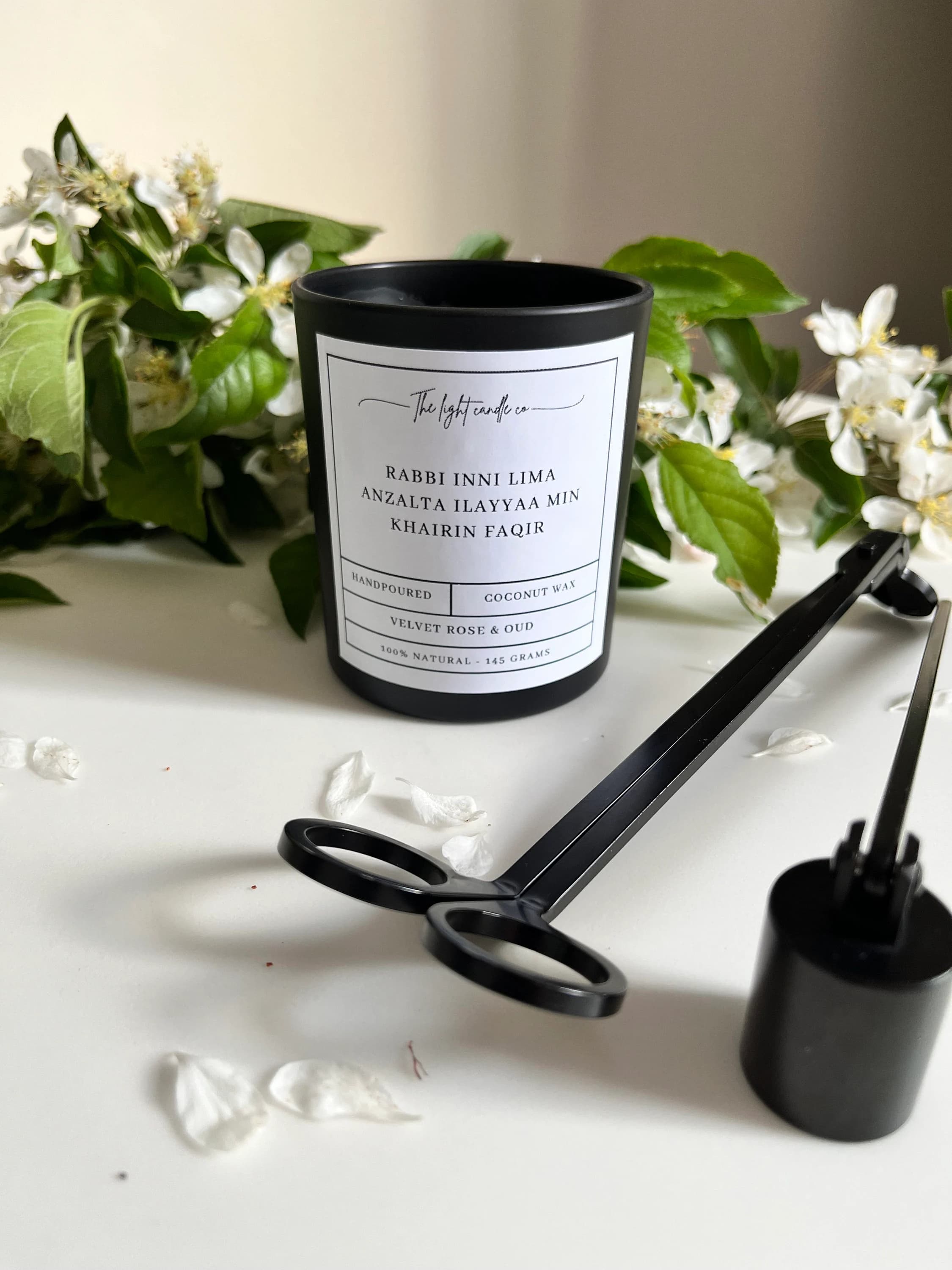 Islamic Candle Alhamdulillah Quoted Candle Islamic Home Decor Candles, Ramadan/Eid Candles - image 2