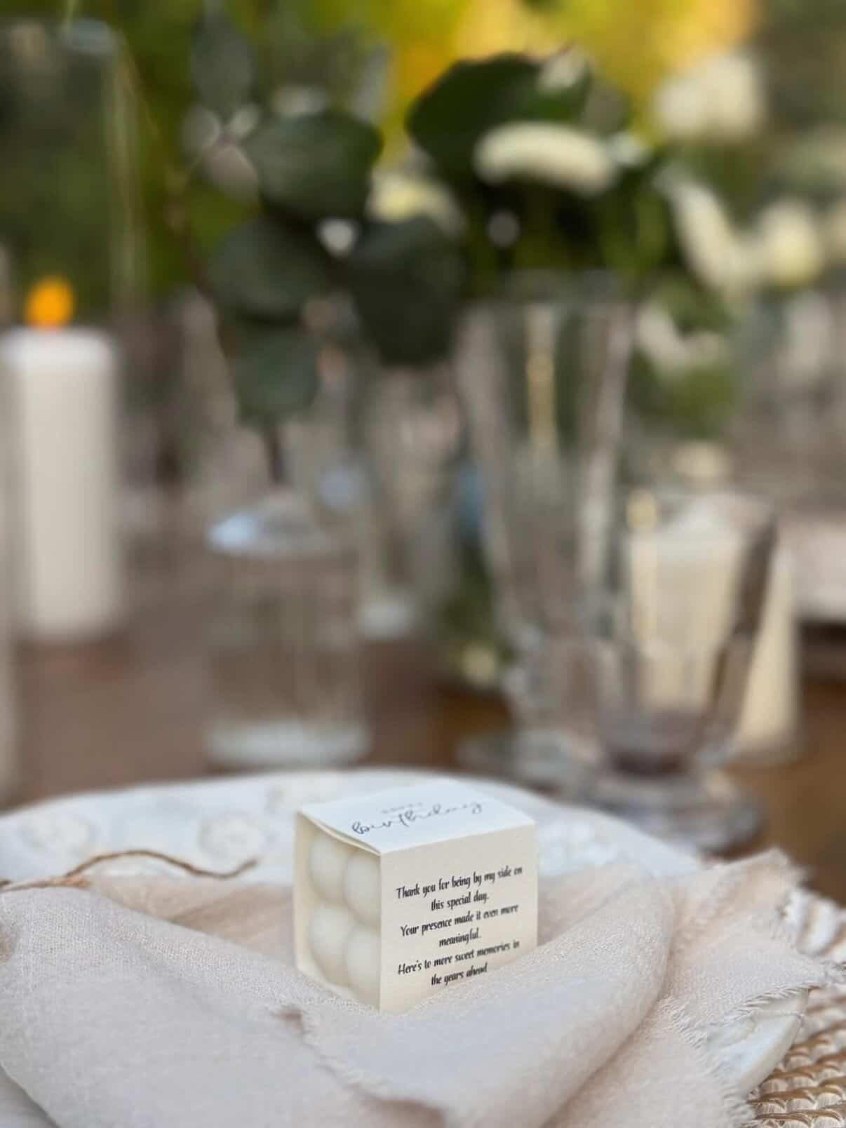 Bridal Shower Favors , Bride To be, Team Bride Handmade Unique Favors, Mini Personalised Bubble Candles, Bridal / Hen Party Candle Favour’s - image 5