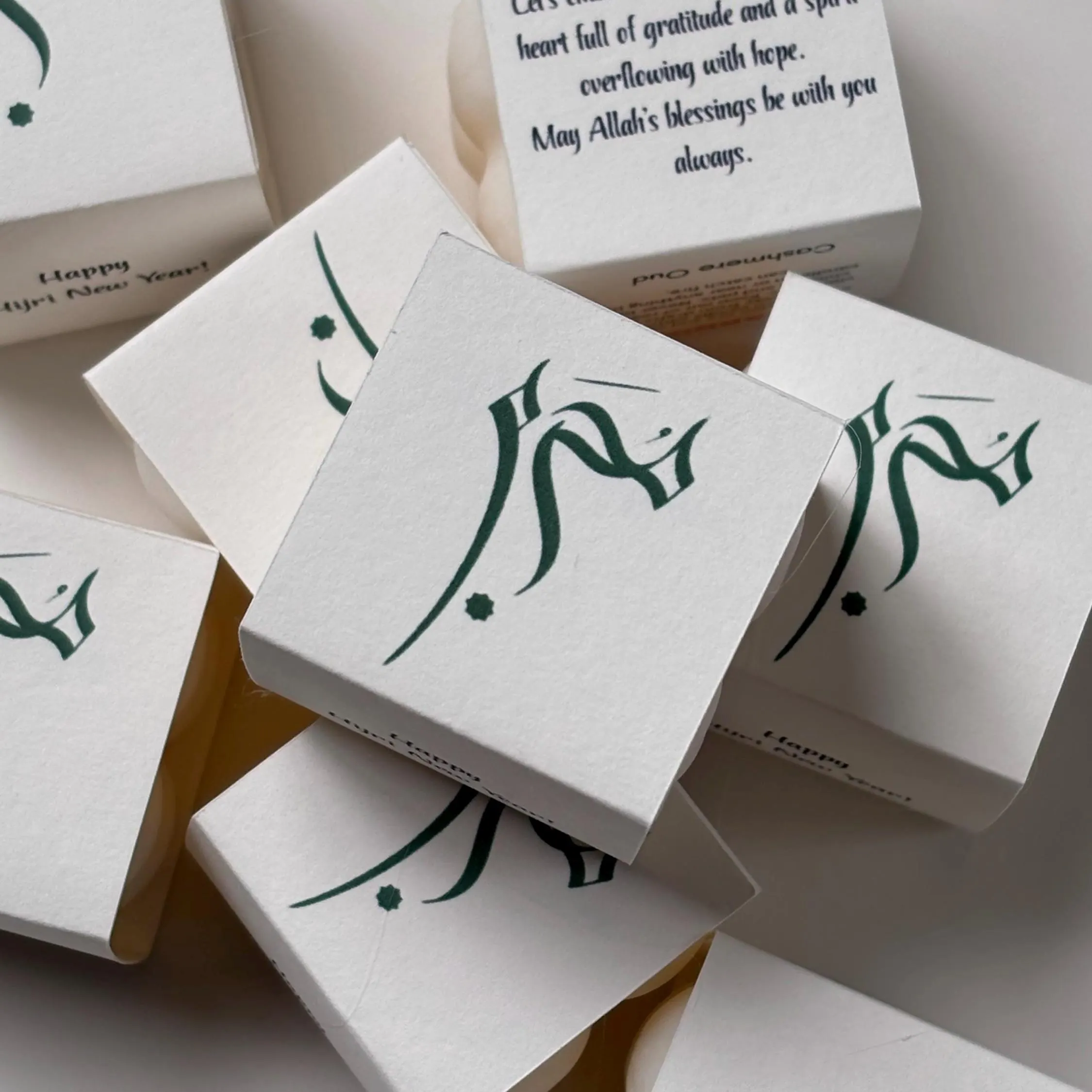 Mini Islamic New Year Candle Favors, Happy New Year Favors, Muharram Gifts, Islamic Gifts for Friends & Family, Mini Bubble Candle Favors