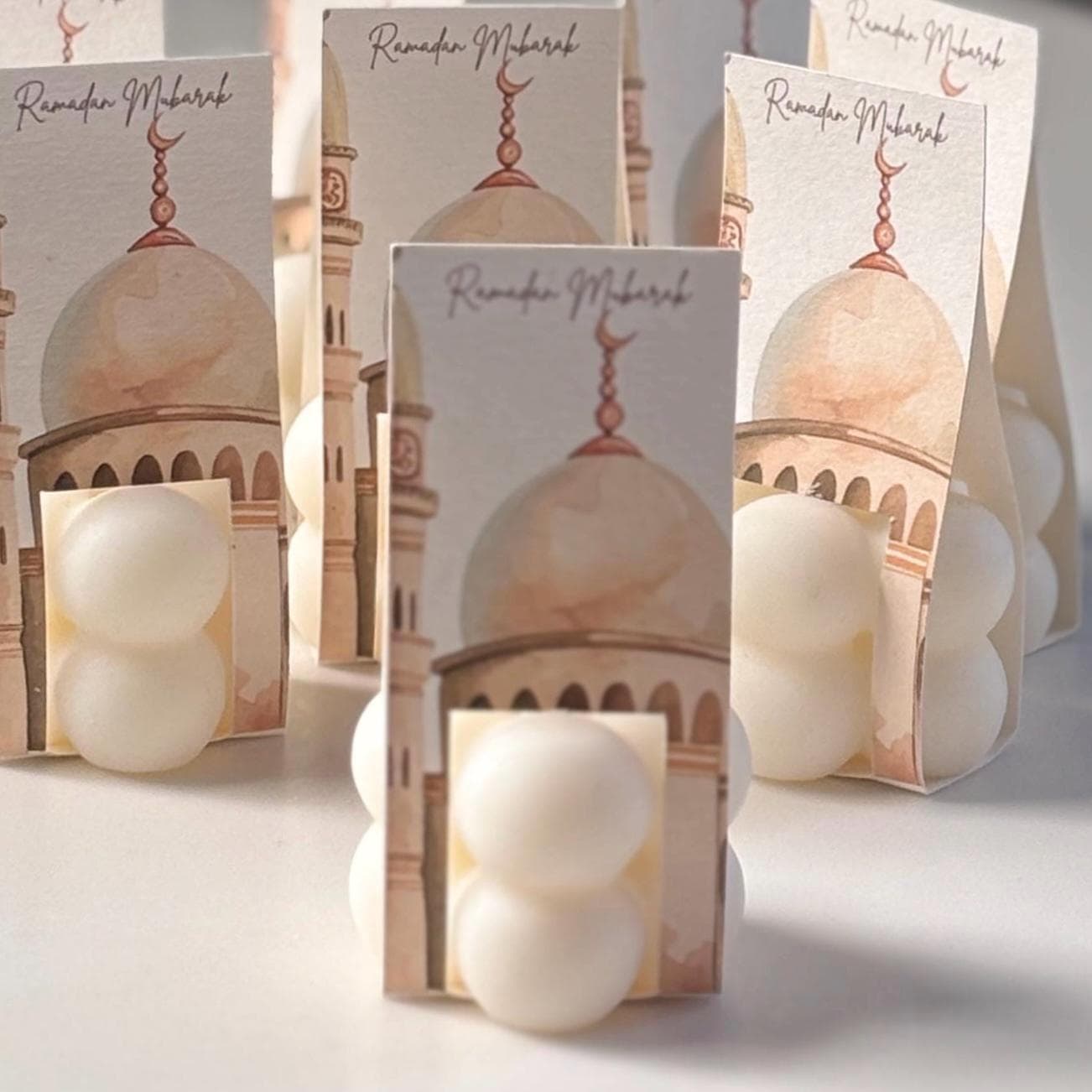 Luxury Ramadan Mubarak Candles, Ramadan Mubarak Favors, Personalised Unique Ramadan Favors, Ramadan Mubarak, Mini Bubble Candle Favors - image 5