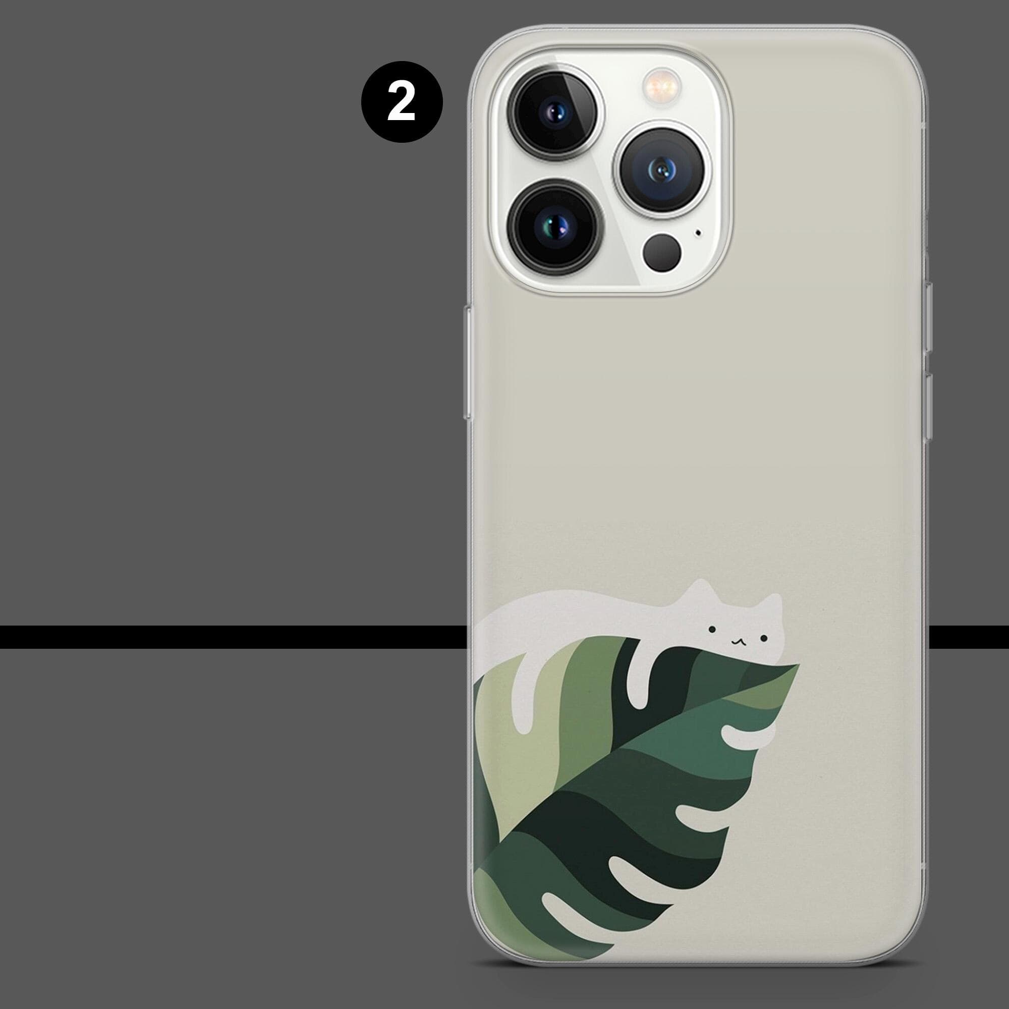 Green Phone Case Mint Plant Botanical Minimal Cover for iPhone 18Pro, 17, 16, 15, 14, 13, Samsung S26, S25, S24, S23,A17,A57,A37 Pixel 11,10 - image 4