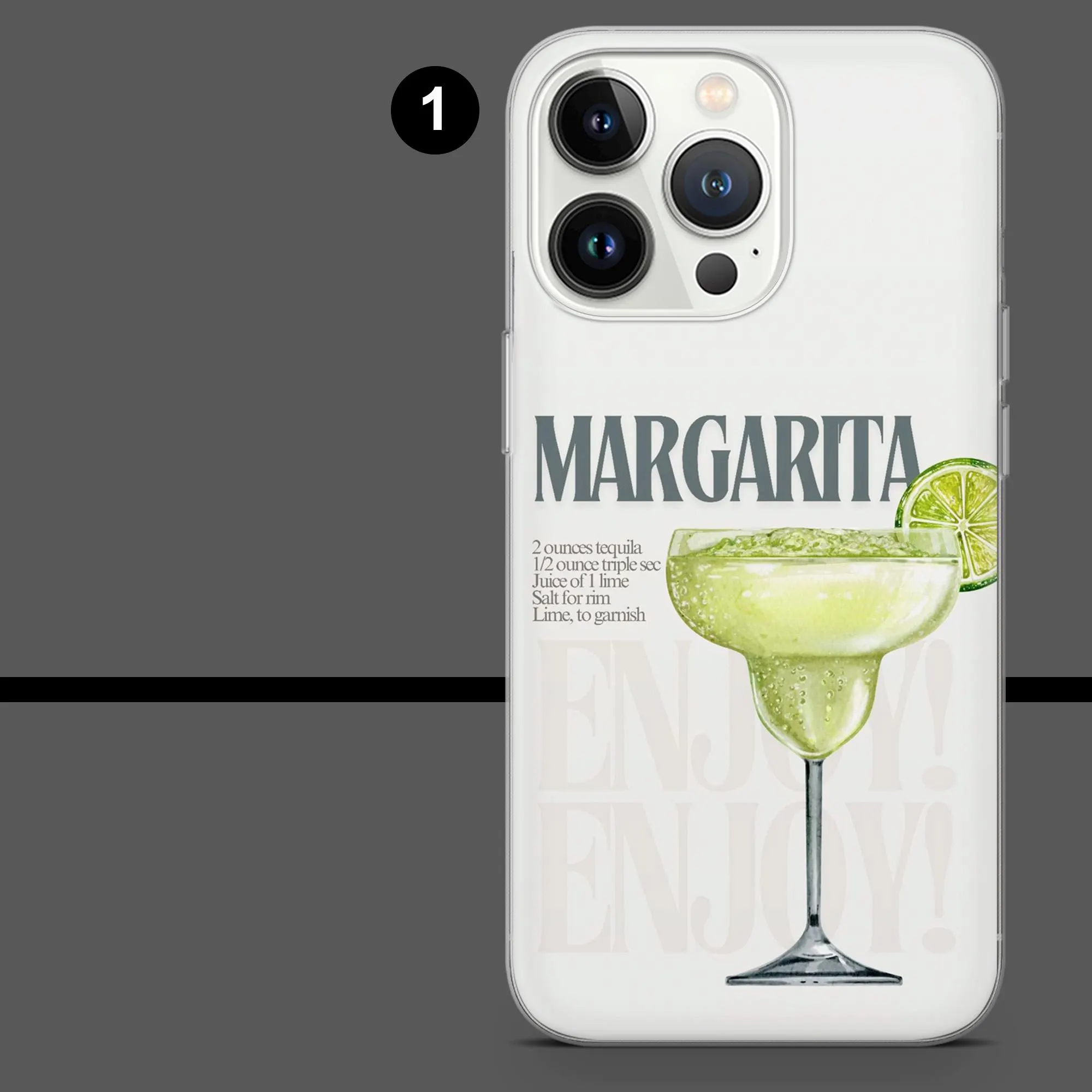 Margarita Phone Case Summer Cocktail Italy for iPhone 18Pro, 17, 16, 15, 14, 13, Samsung S26, S25, S24, S23, A17, A57, A37 Pixel 11, 10 - image 3