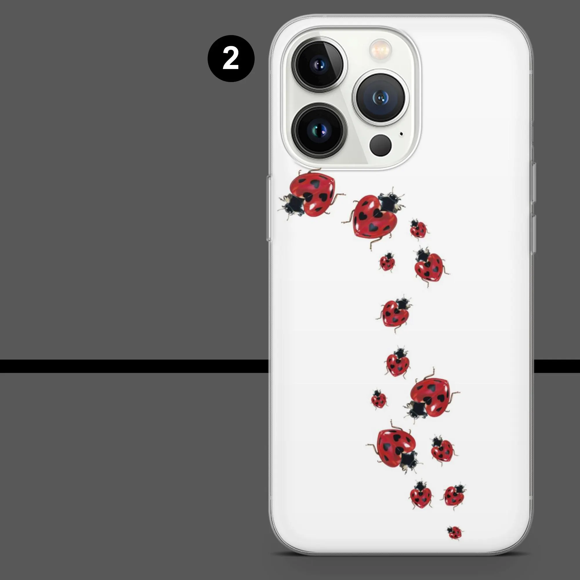 Ladybug Phone Case Cute Spring Polka Dot Cover for iPhone 18Pro, 17, 16, 15, 14, 13, Samsung S26, S25, S24, S23, A17, A57, A37 Pixel 11, 10 - image 4