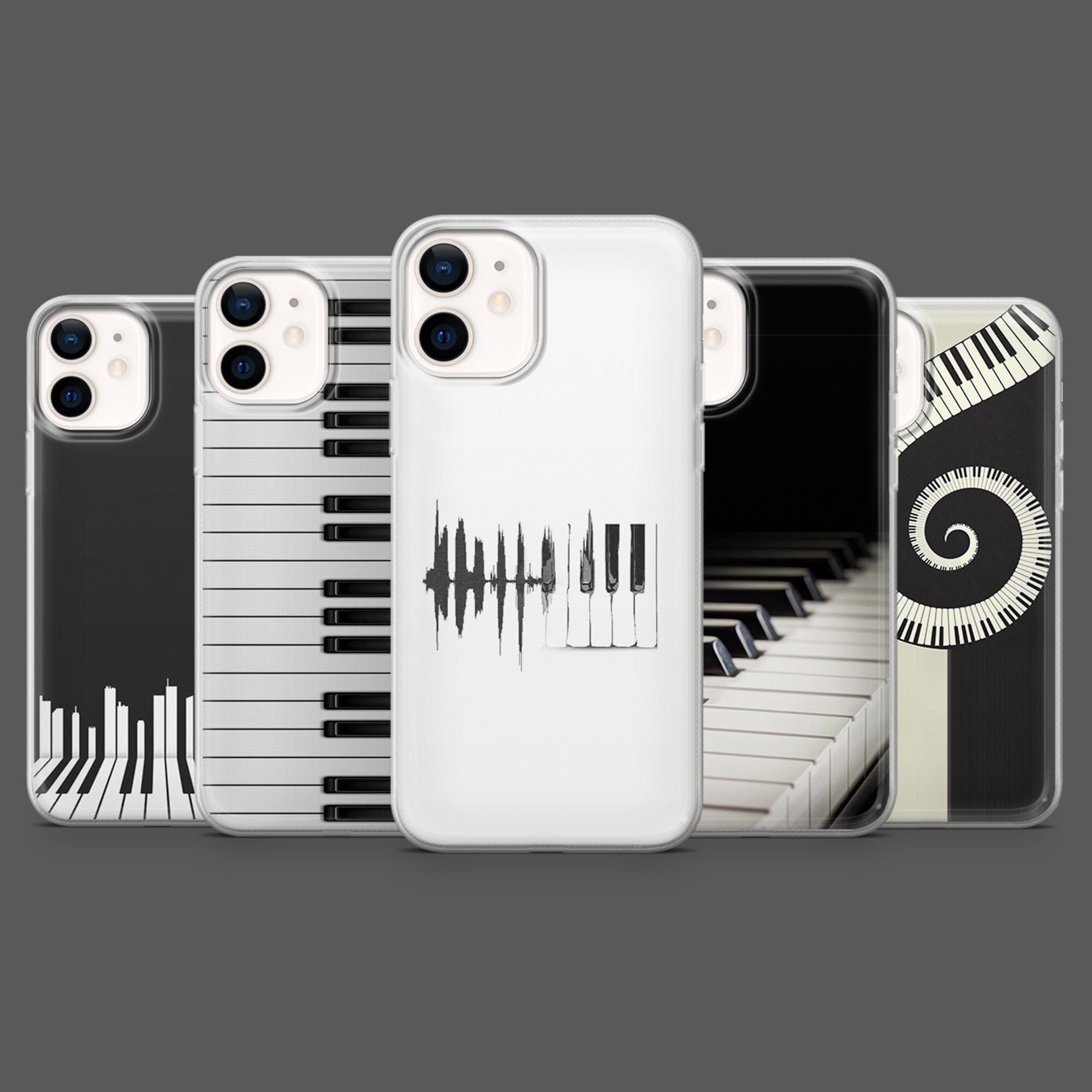 Piano Phone Case Classical Music Pianist Cover for iPhone 18Pro, 17, 16, 15, 14, 13, Samsung S26, S25, S24, S23, A17, A57, A37 Pixel 11, 10