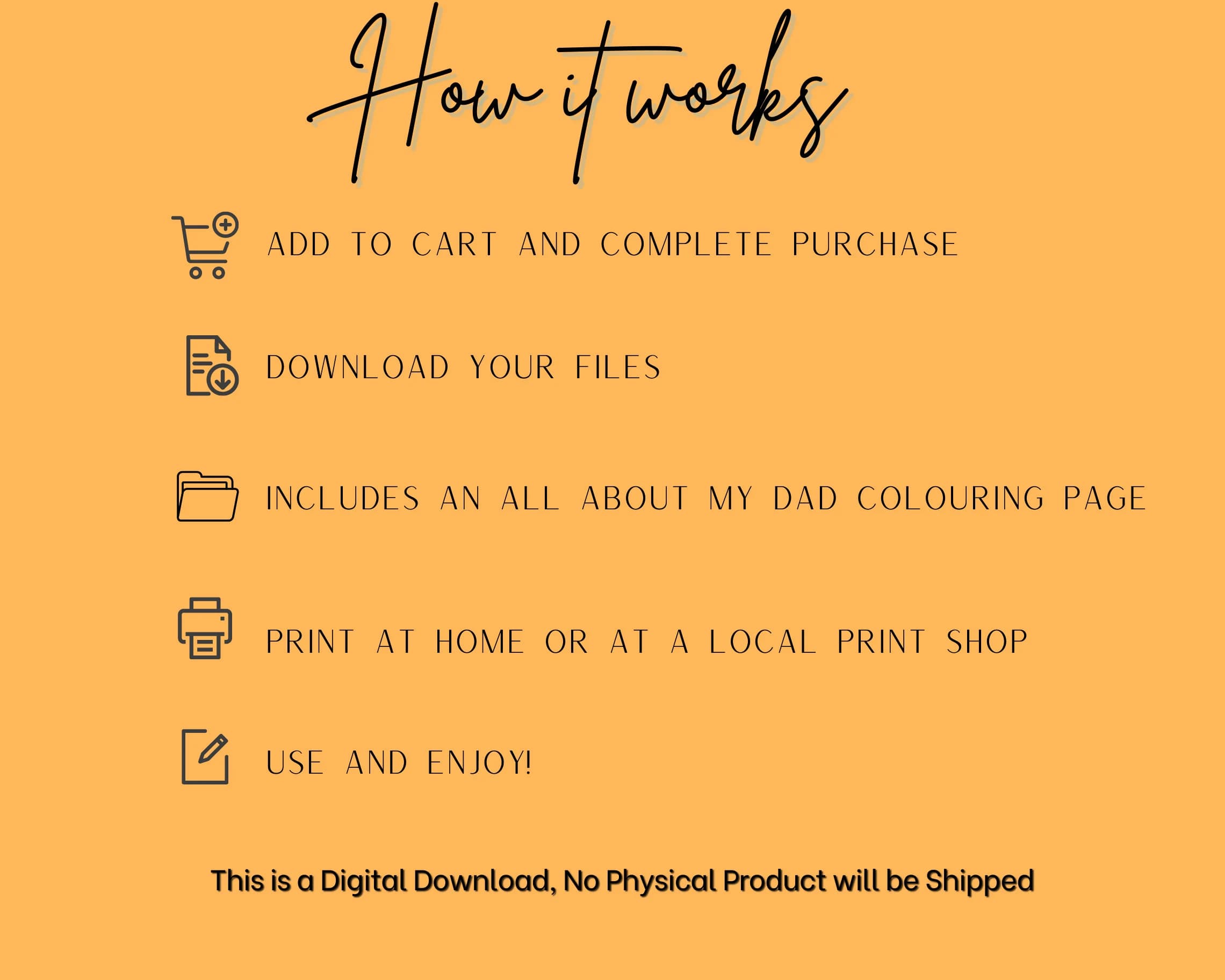All About My Dad Printable Colouring Page, All About My Dad Fill in the Blank Worksheet, Special Father’s Day Craft - image 5