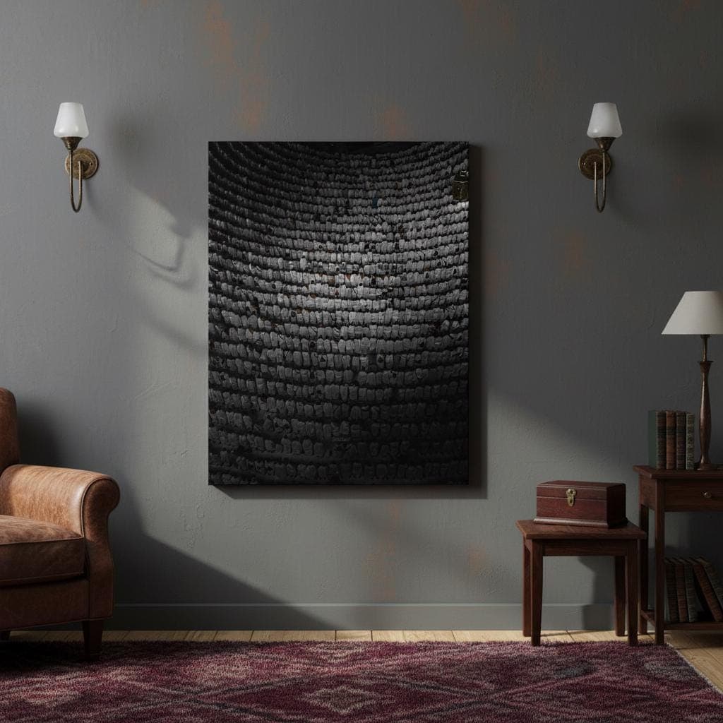 Black & White Kaaba Print, Minimalist Islamic Wall Art - image 5