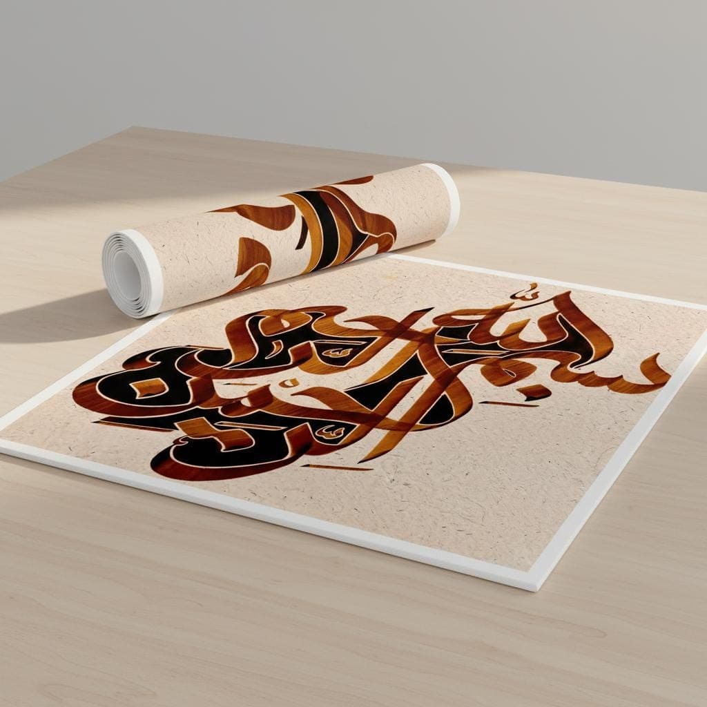 Bismillah Arabic Calligraphy Art Print | Islamic Home Decor - image 5