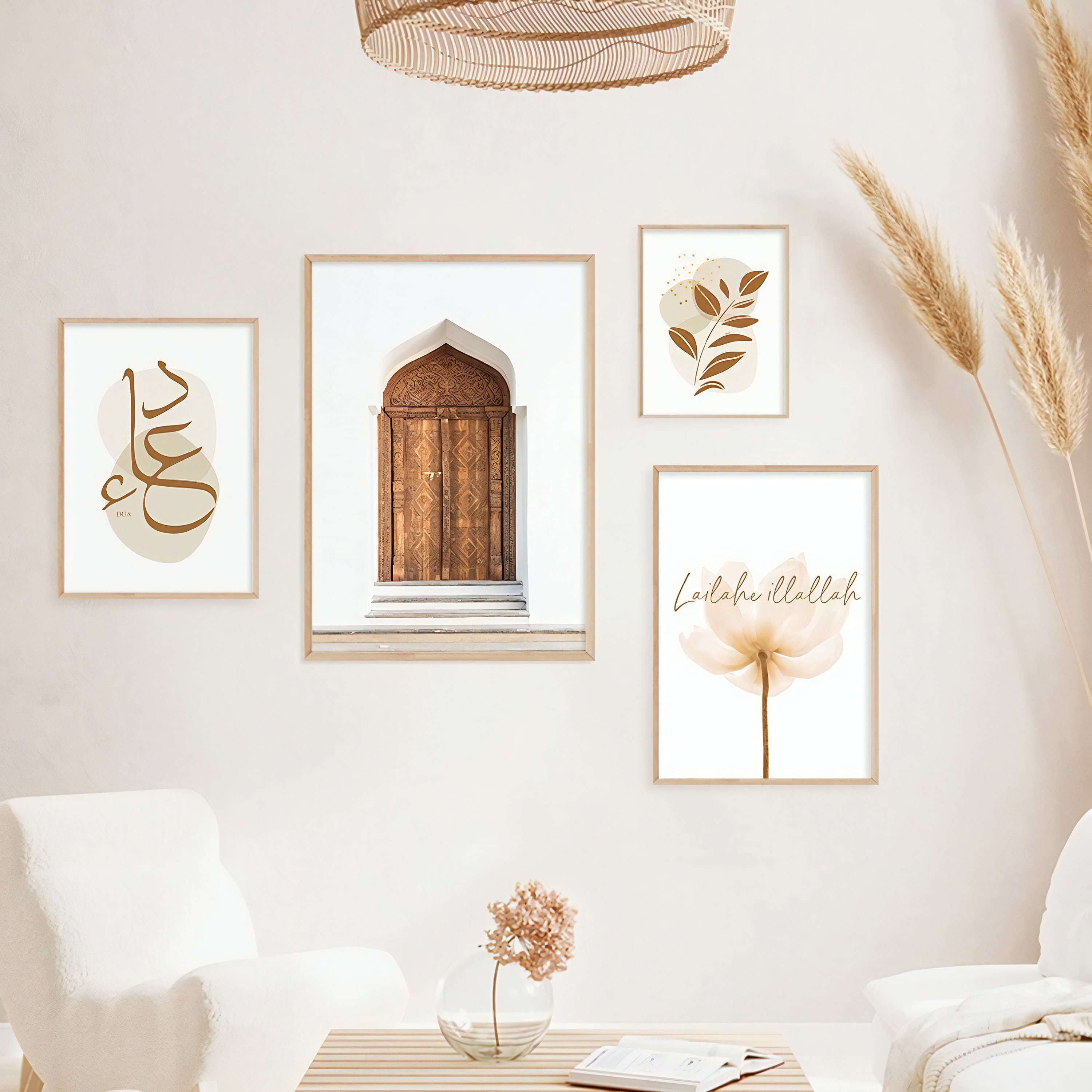 Islamic Minimalist Art Set | Tawakkul Shukr Dua, Arabic Calligraphy (Digital Prints) - image 5