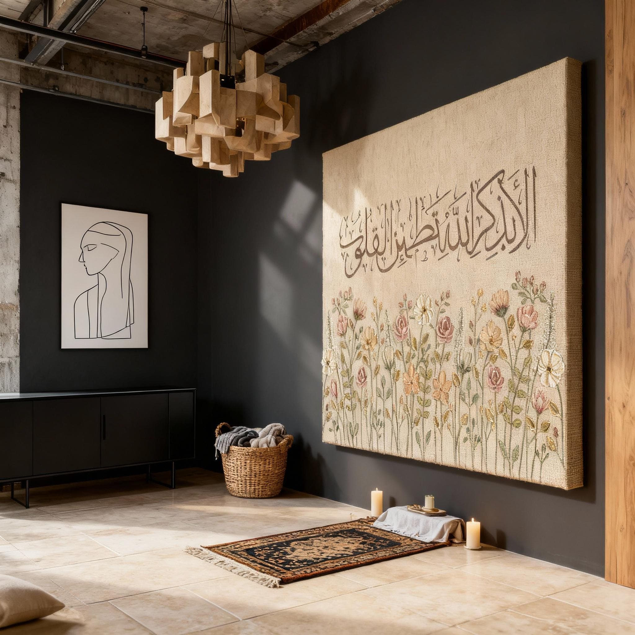 Quran Verse Arabic Calligraphy Canvas | Islamic Home Decor Gift - image 4