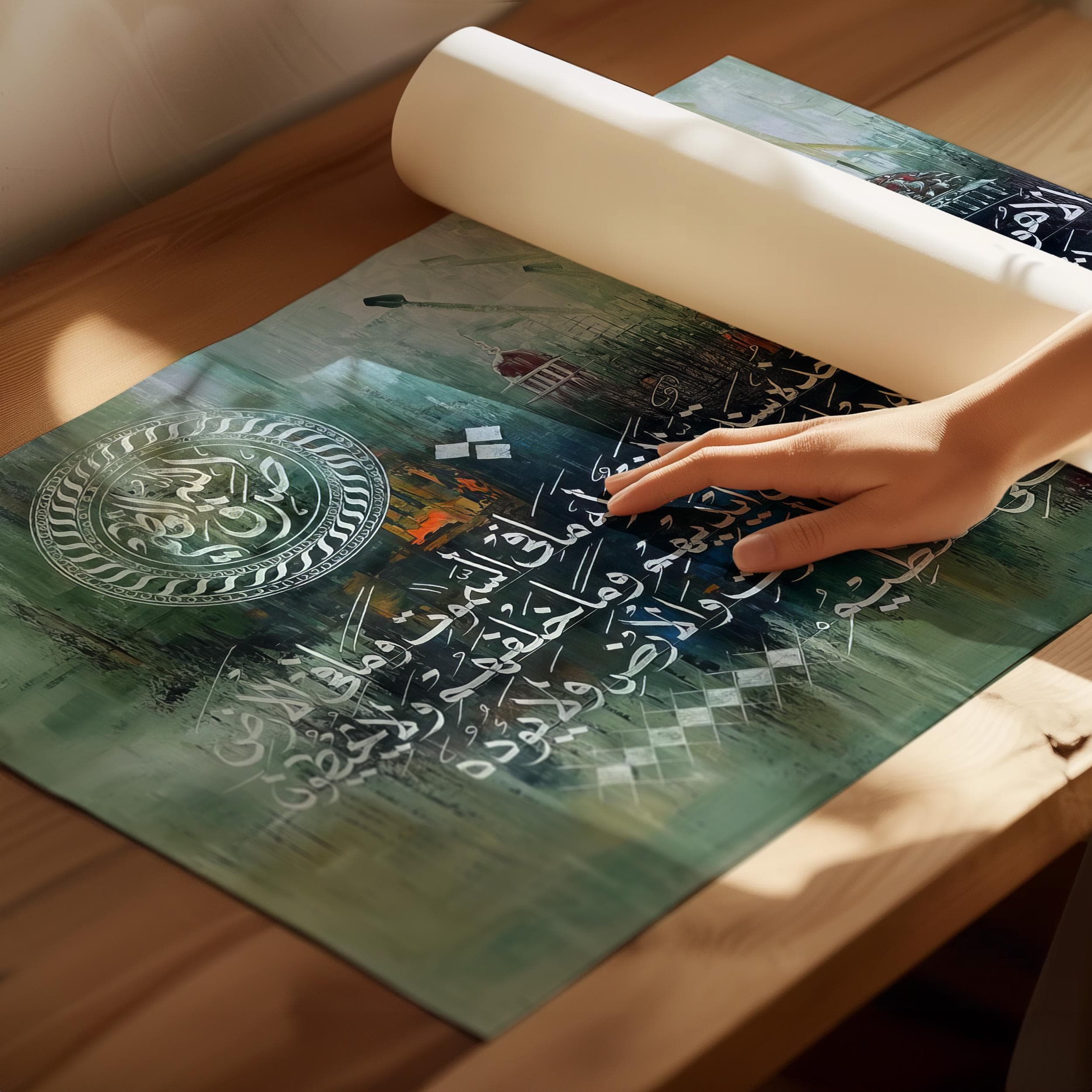 Ayatul Kursi Wall Art - Framed Islamic Calligraphy