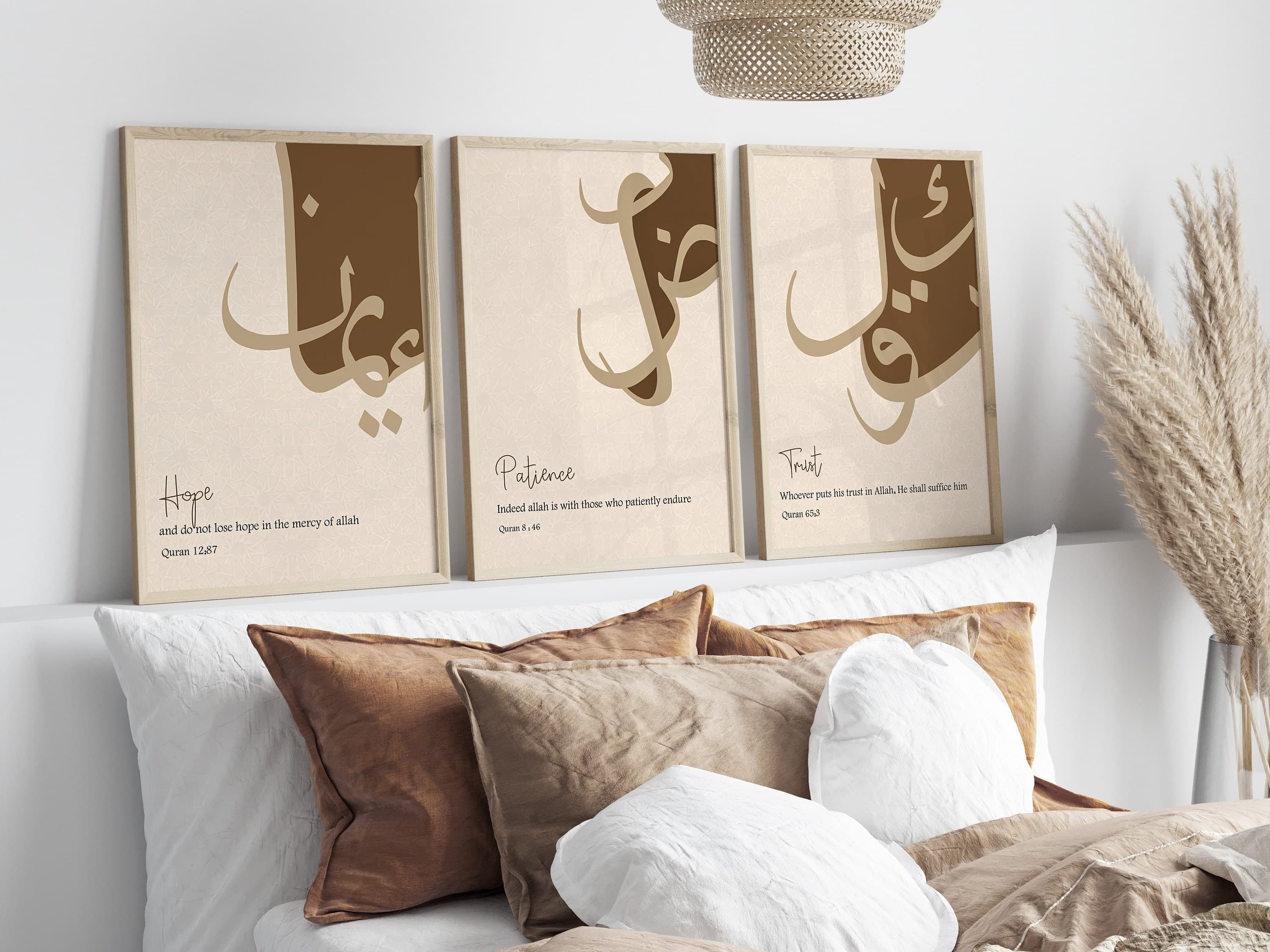Boho Abstract Islamic Wall Art | Set of 6 Prints (Digital Download) - image 5