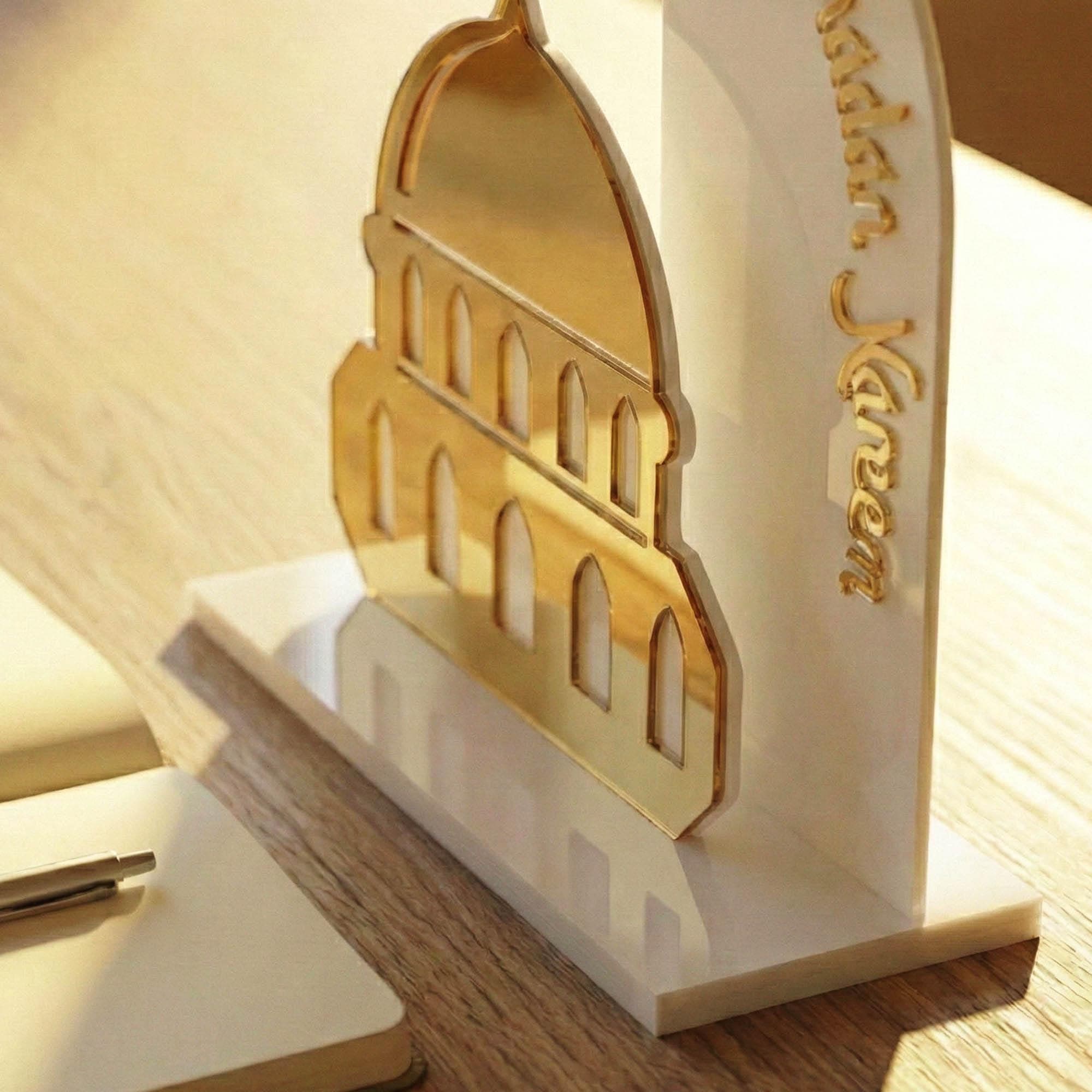 Ramadan Kareem Table Decor Mosque Design Islamic Home Decor Centerpiece for Iftar Table Eid Gift - image 3