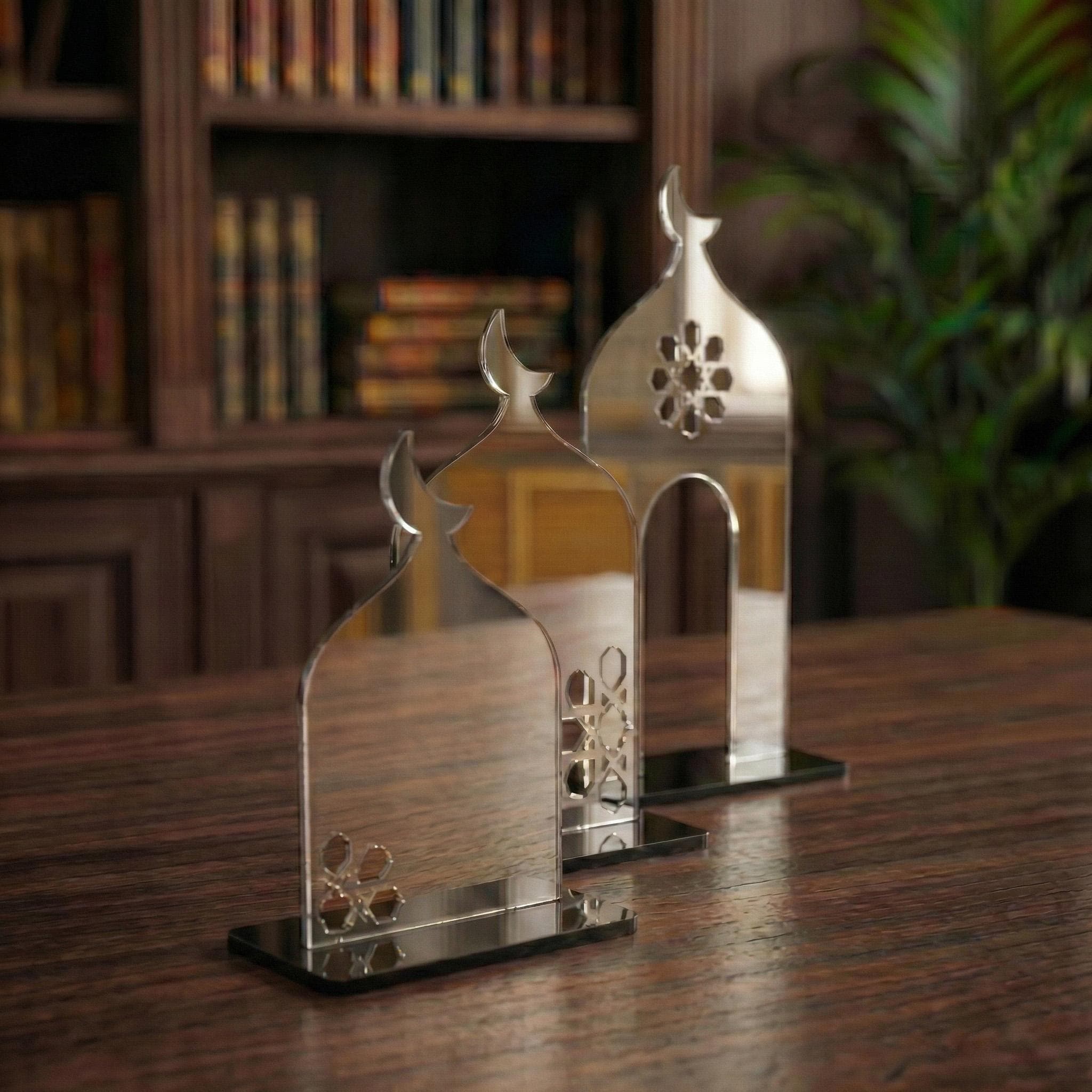 Ramadan Minaret Set Islamic Home Decor Acrylic Mosque Stand Ramadan Table Decorations Muslim Housewarming - image 5