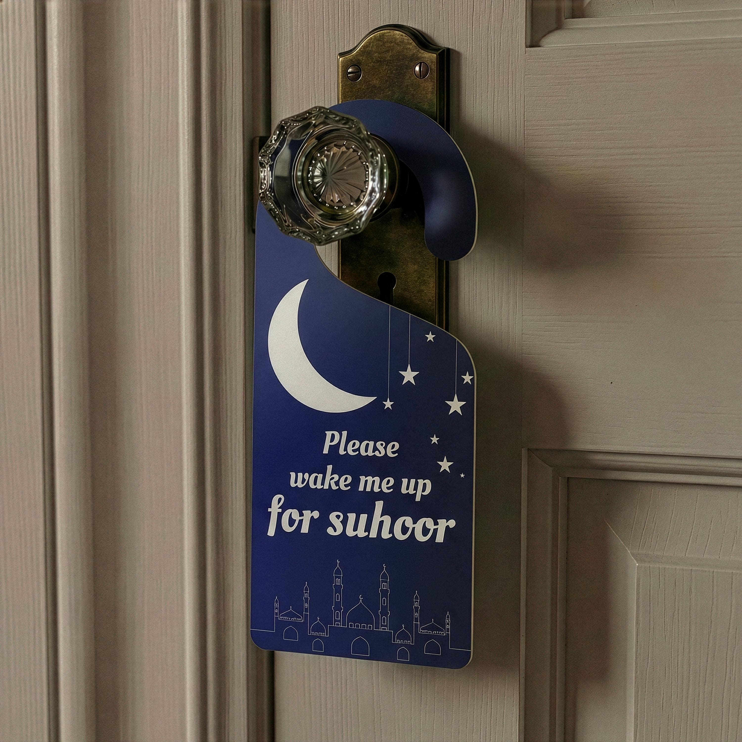 Ramadan Door Sign Wake Me Up For Suhoor Door Hanger Kids Room Decor Islamic Gifts