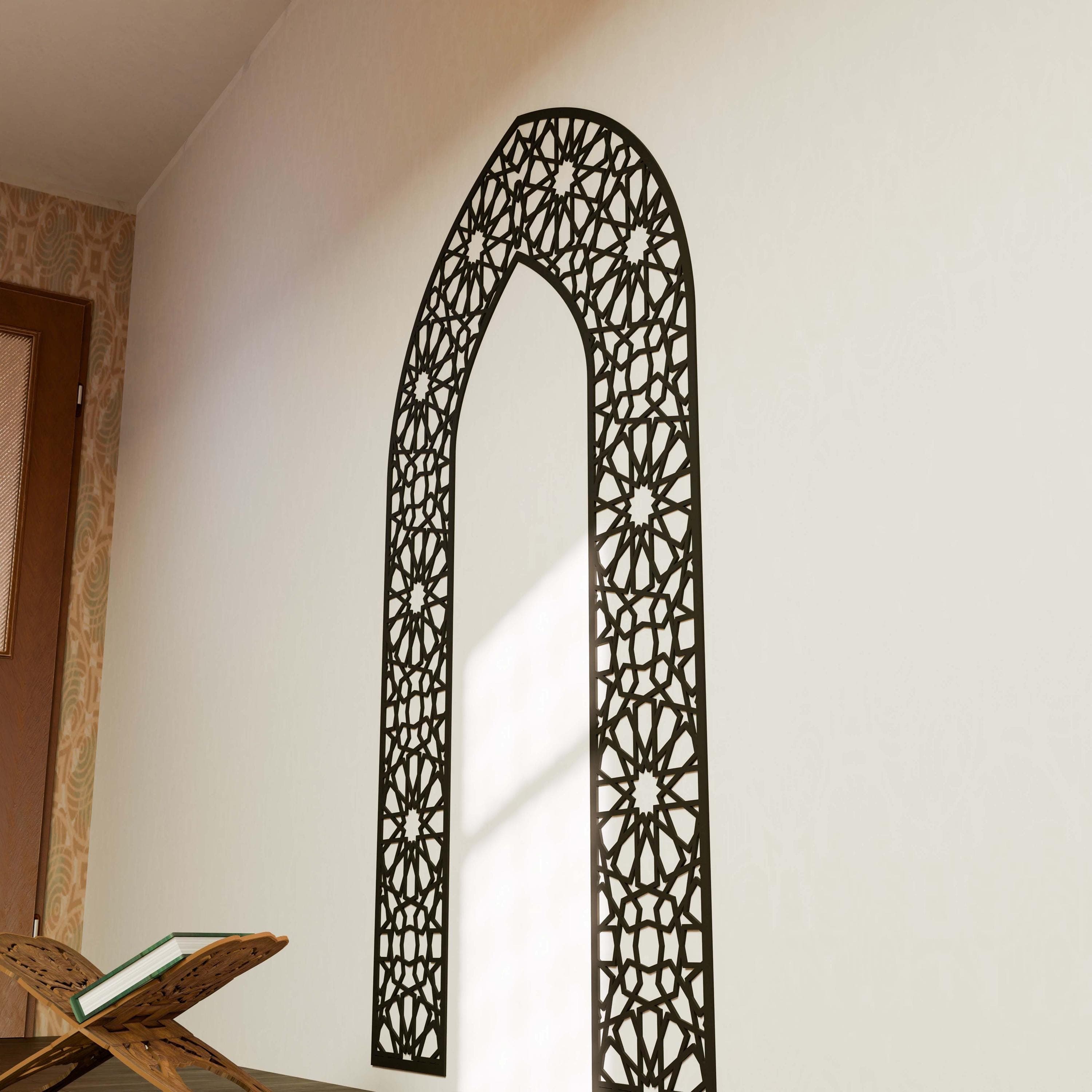 Mihrab Islamic Wall Art Mehraab Muslim Home Decor Moroccan Decorative Wood Panel Ramadan Decoration Eid Gift - image 3