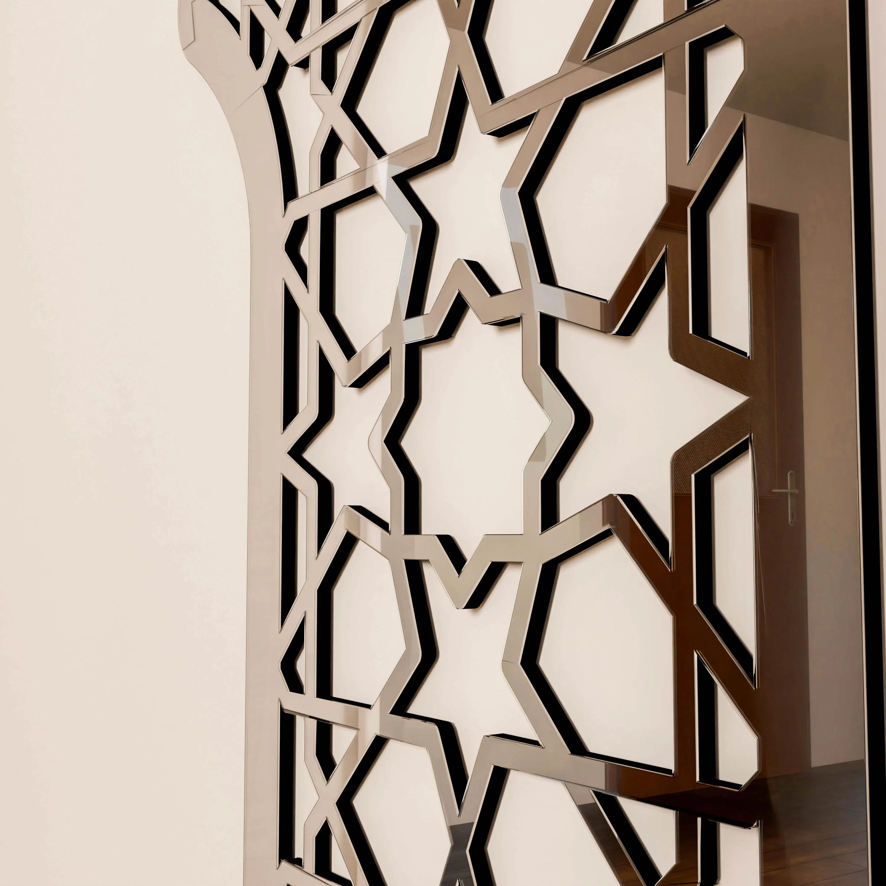 Mihrab Islamic Wall Art Mehraab Ramadan Decor Muslim Prayer Room Moroccan Wood Decorative Panel Eid Mubarak Gift - image 3