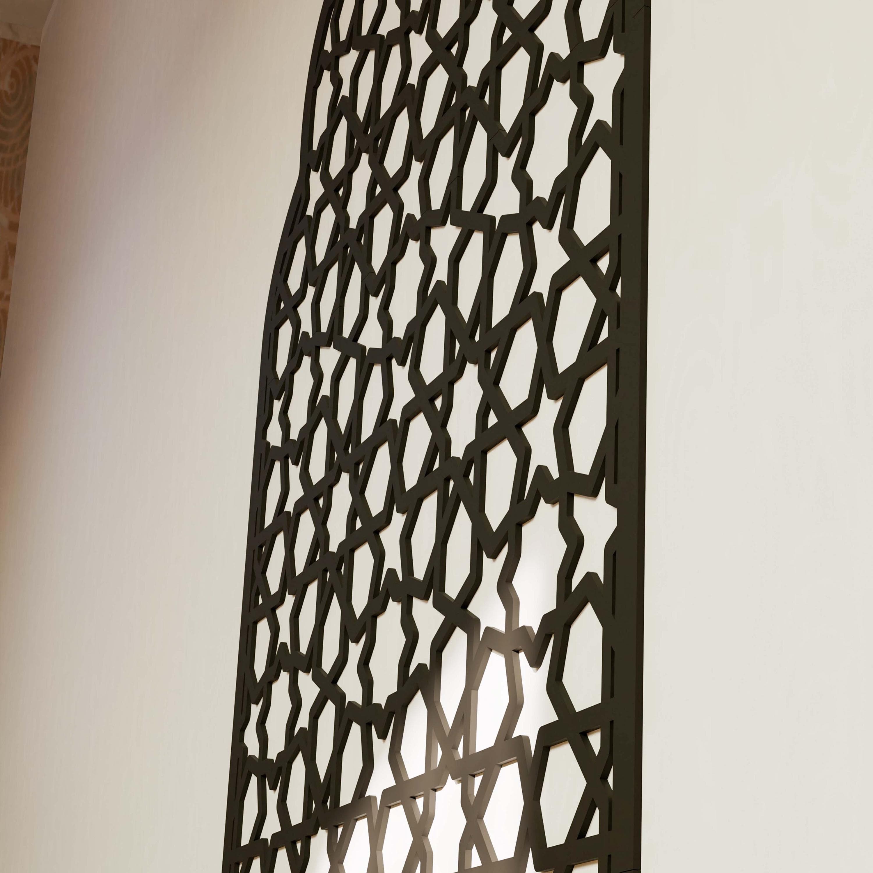 Mihrab Islamic Wall Decor Arch Mehraab Art Moroccan Decorative Panel for Muslim Prayer Room Ramadan Decoration Housewarming Gift - image 4