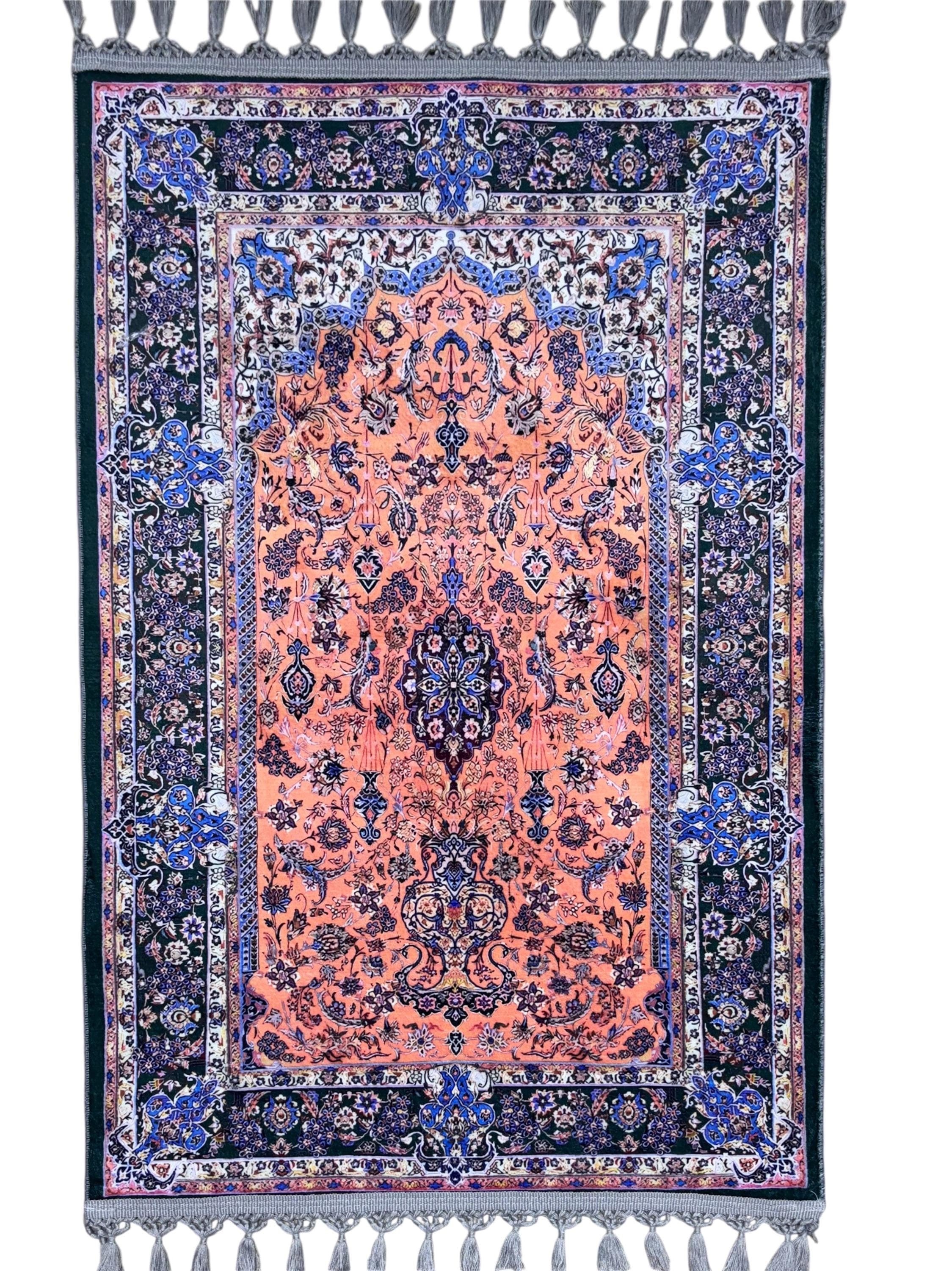 Customizable Muslim Prayer Rug , Islamic Gift, Ramadan Decor - muslims islamic  for Her mat- - image 3