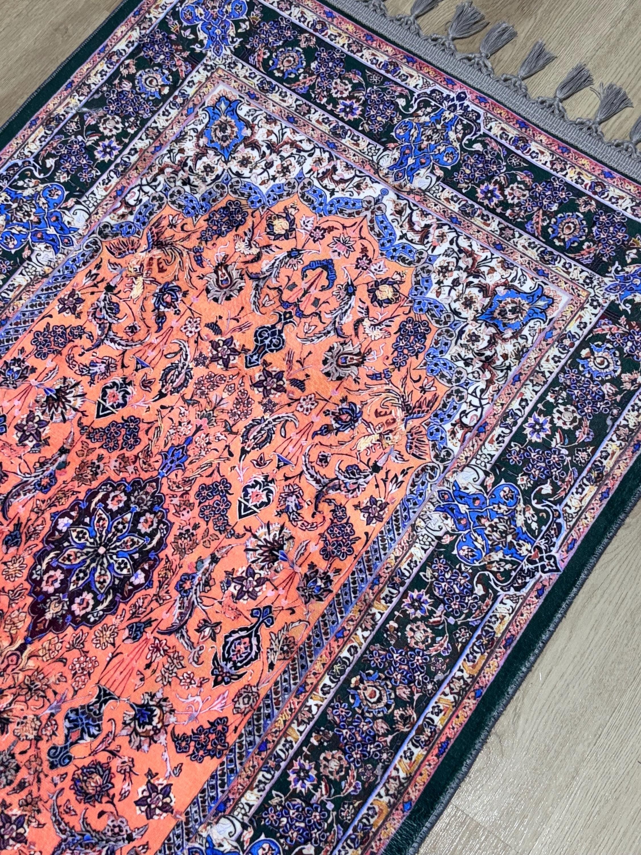 Customizable Muslim Prayer Rug , Islamic Gift, Ramadan Decor - muslims islamic  for Her mat- - image 4