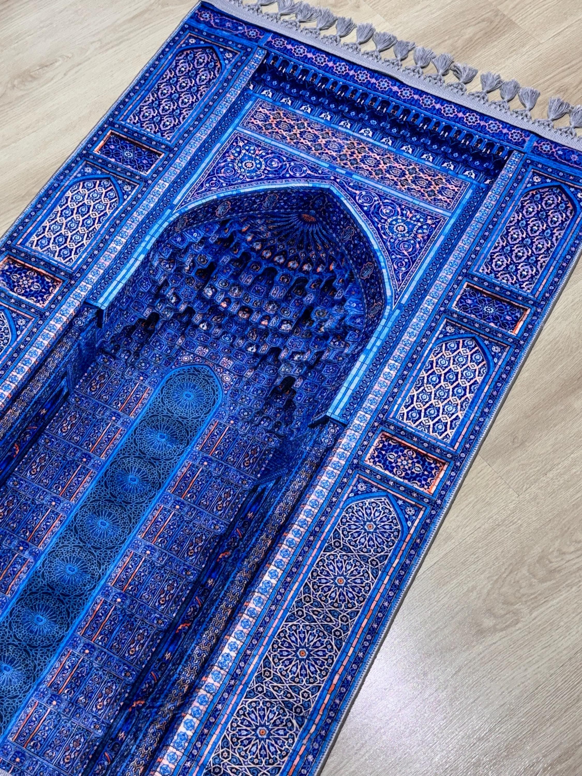 Prayer Mat – Turkish Islamic Soft Muslim Prayer Rug - image 3