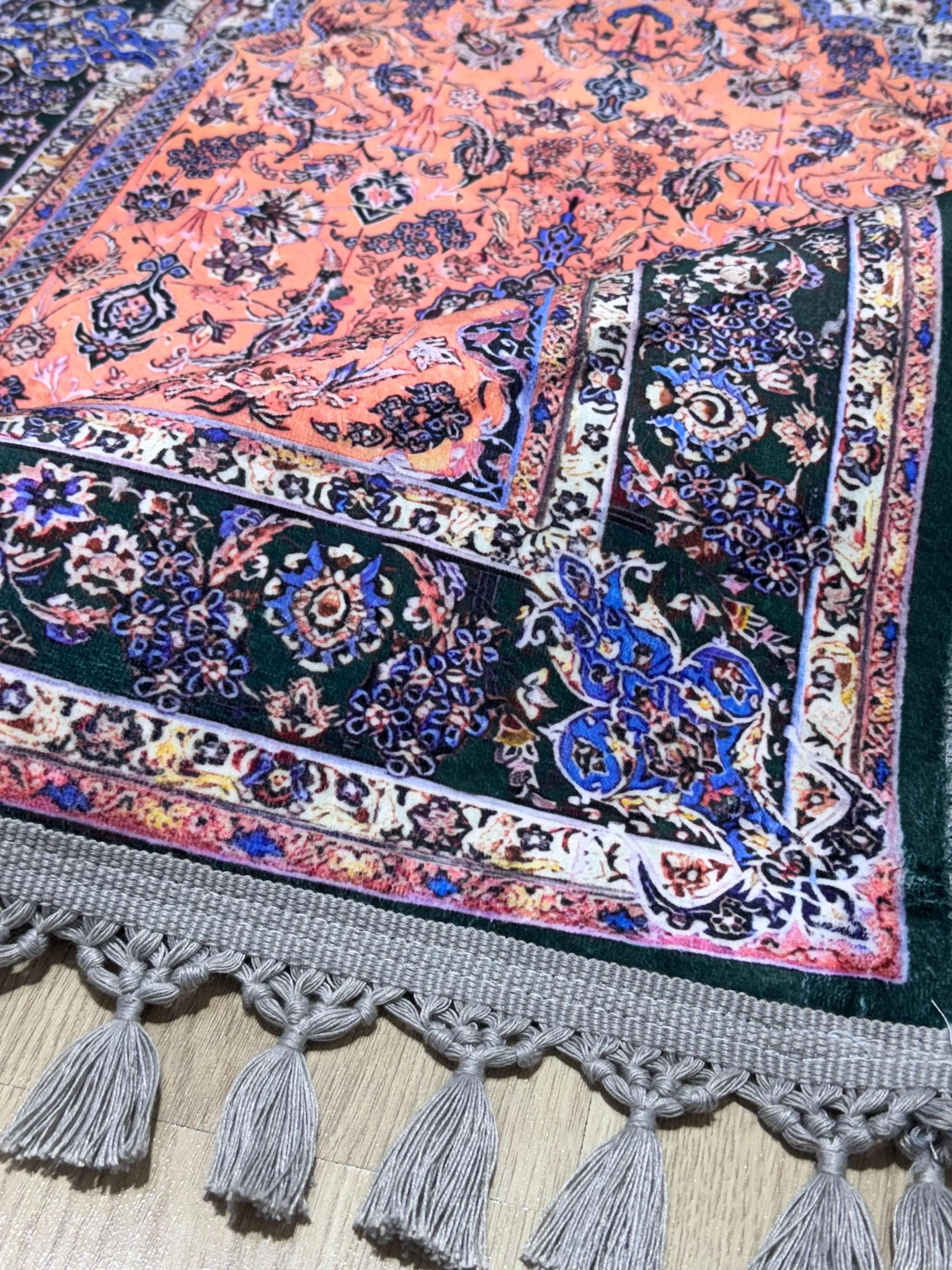 Customizable Muslim Prayer Rug , Islamic Gift, Ramadan Decor - muslims islamic  for Her mat- - image 5