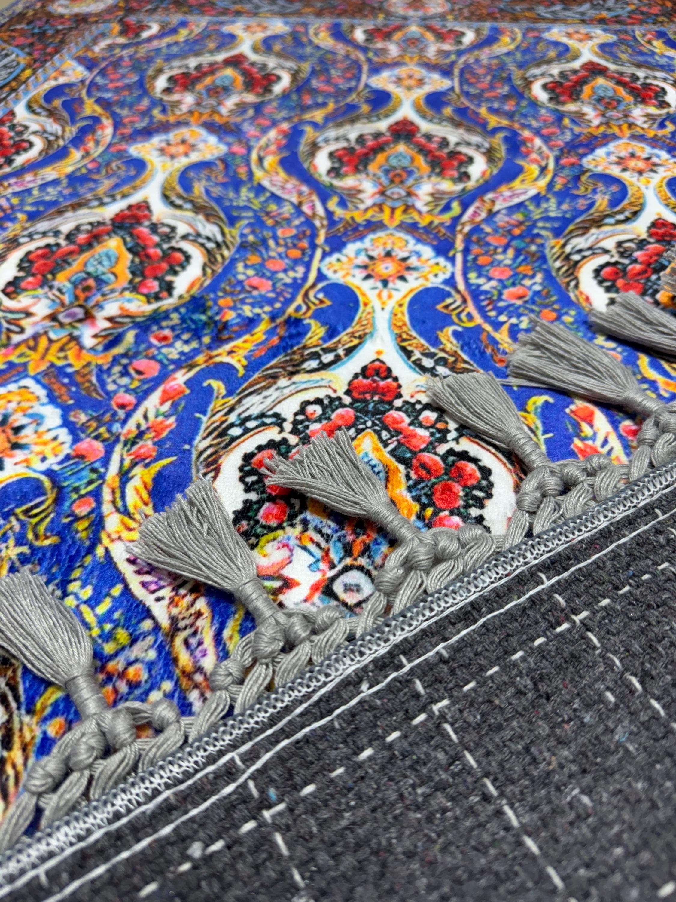 ottomanTurkish Prayer Rug , Multicolor Islamic  Mat , Ramadan İslamic Gift - Muslims Mat - Her His Carpet - image 5