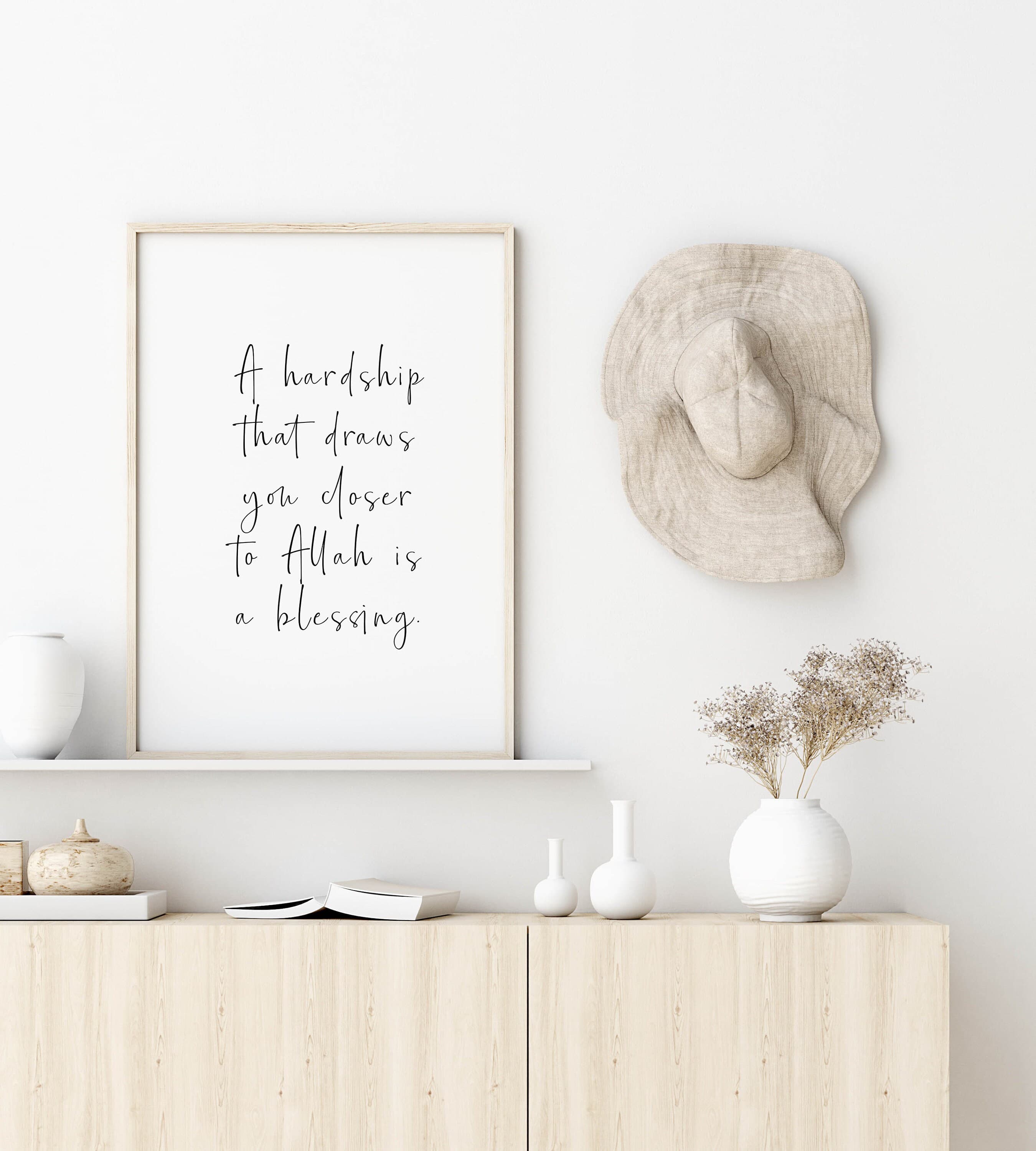 Islamic Wall Art, Inspirational Islamic Minimalist Muslim Wall Art, Islamic Gifts, Motivational Printable Art, Islamic Quote Poster - image 5